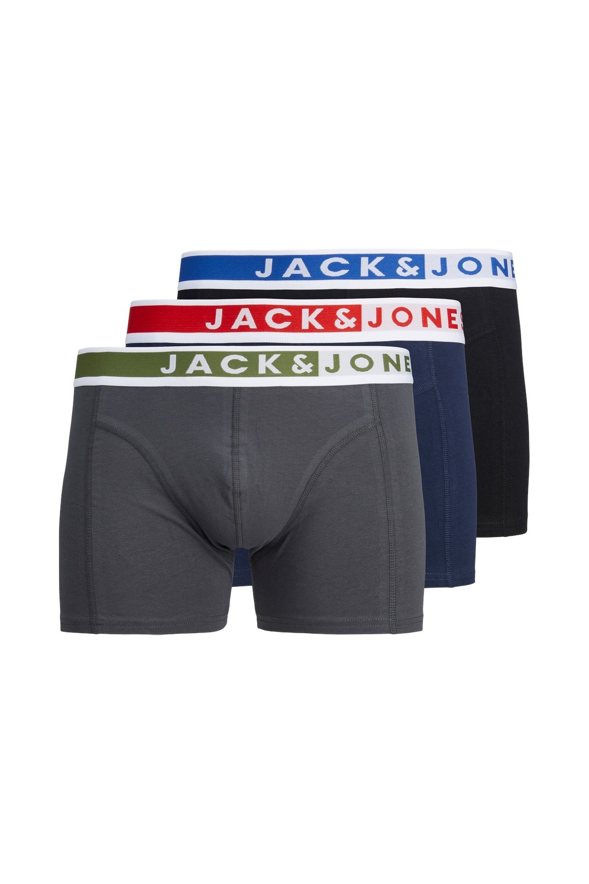 Jackarim Solid Trunks 3'lü Boxer 12263890