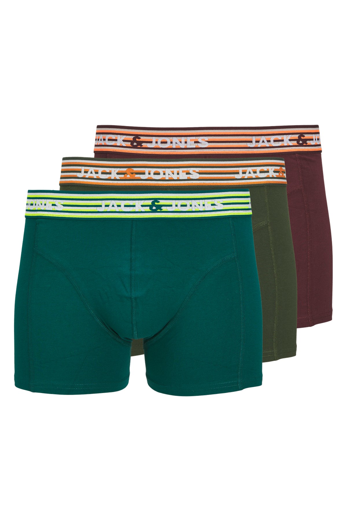 Jacdarvin Solid Trunks 3'lü Boxer 12260070