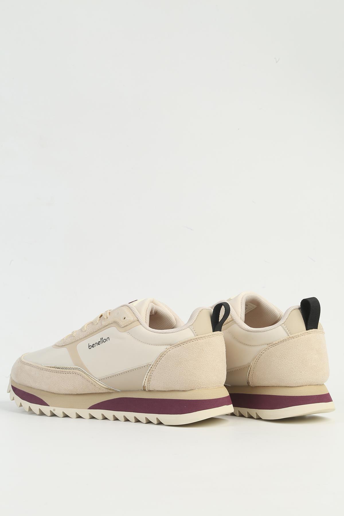 ® Bej Kadın Spor Ayakkabı İTHAL BNI-11133 - Görsel 4