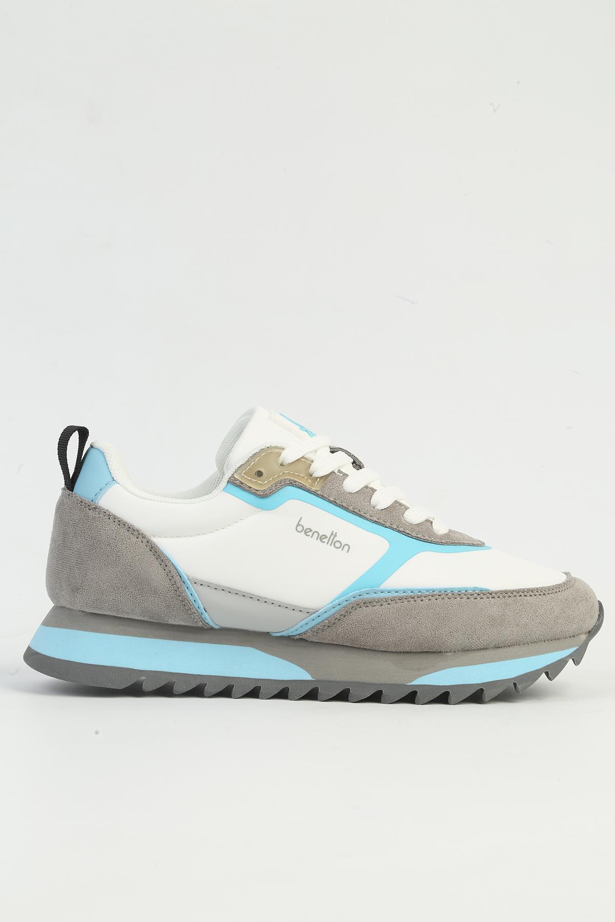 ® Beyaz Kadın Spor Ayakkabı İTHAL BNI-11133 - Görsel 2