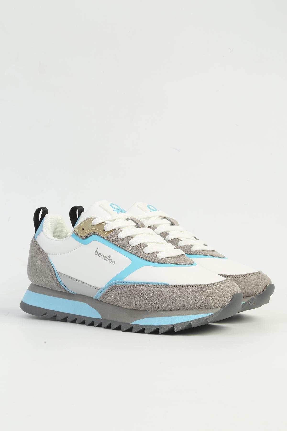 ® Beyaz Kadın Spor Ayakkabı İTHAL BNI-11133 - Görsel 3