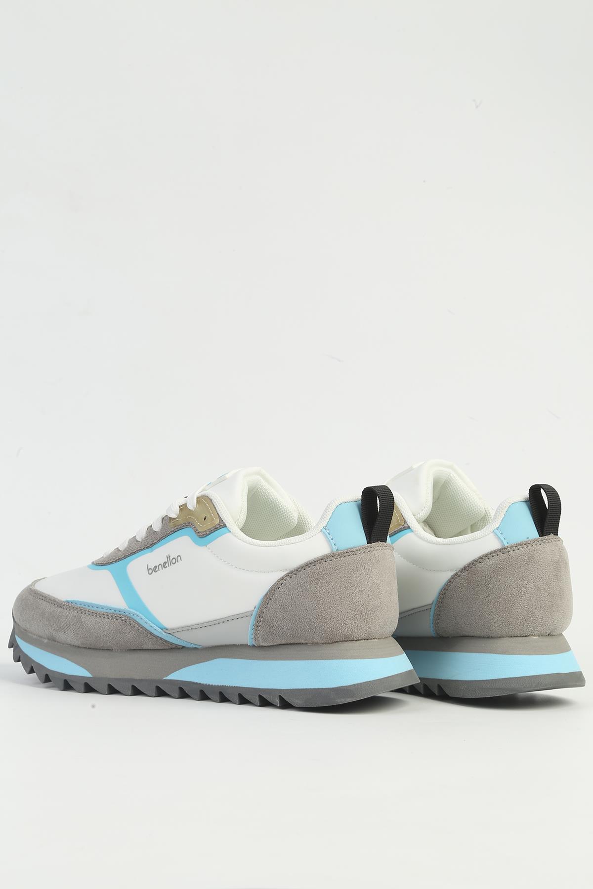 ® Beyaz Kadın Spor Ayakkabı İTHAL BNI-11133 - Görsel 4