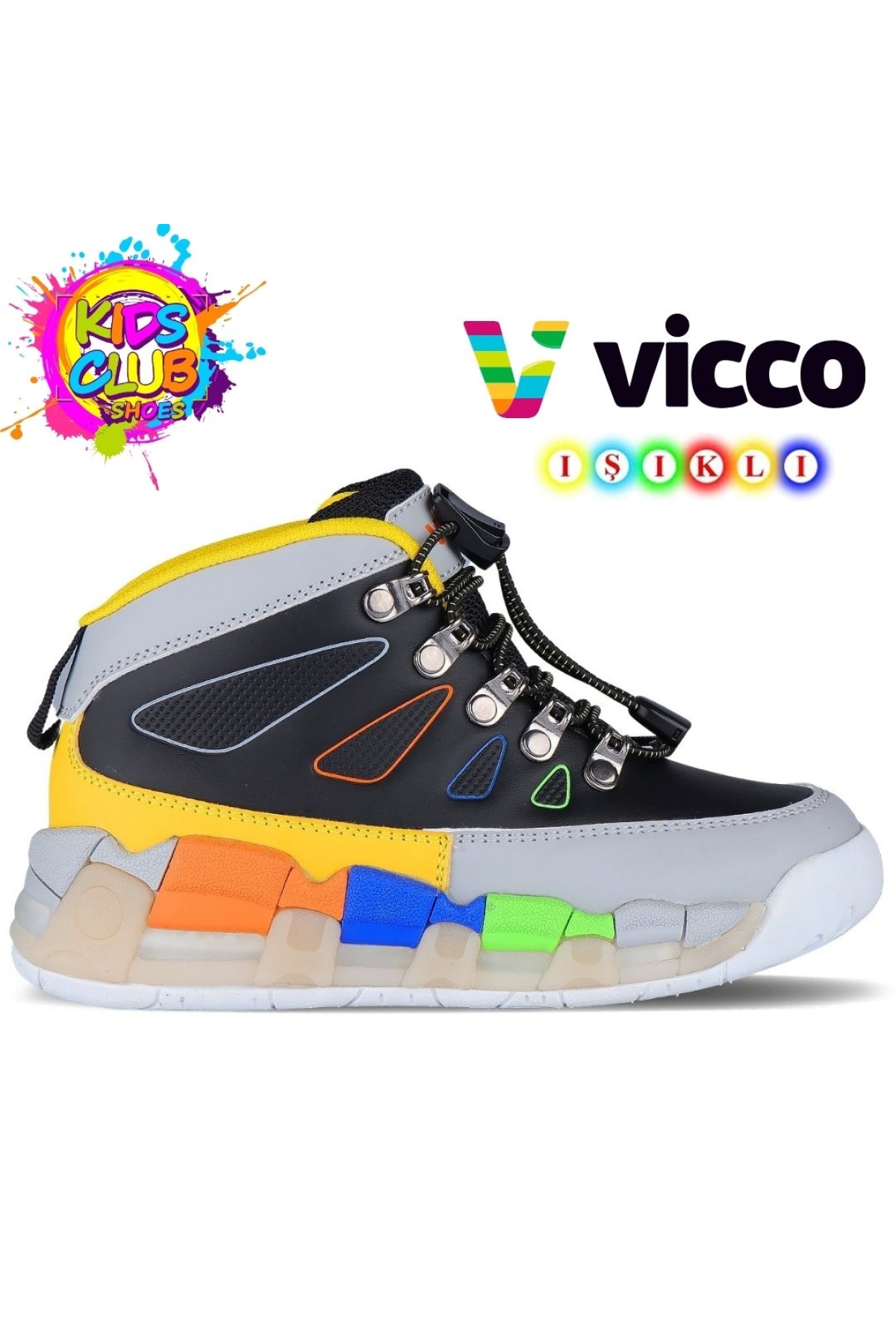 Ellen Phylon Kauçuk Taban Ortopedik Işıklı Çocuk Bot - Görsel 4