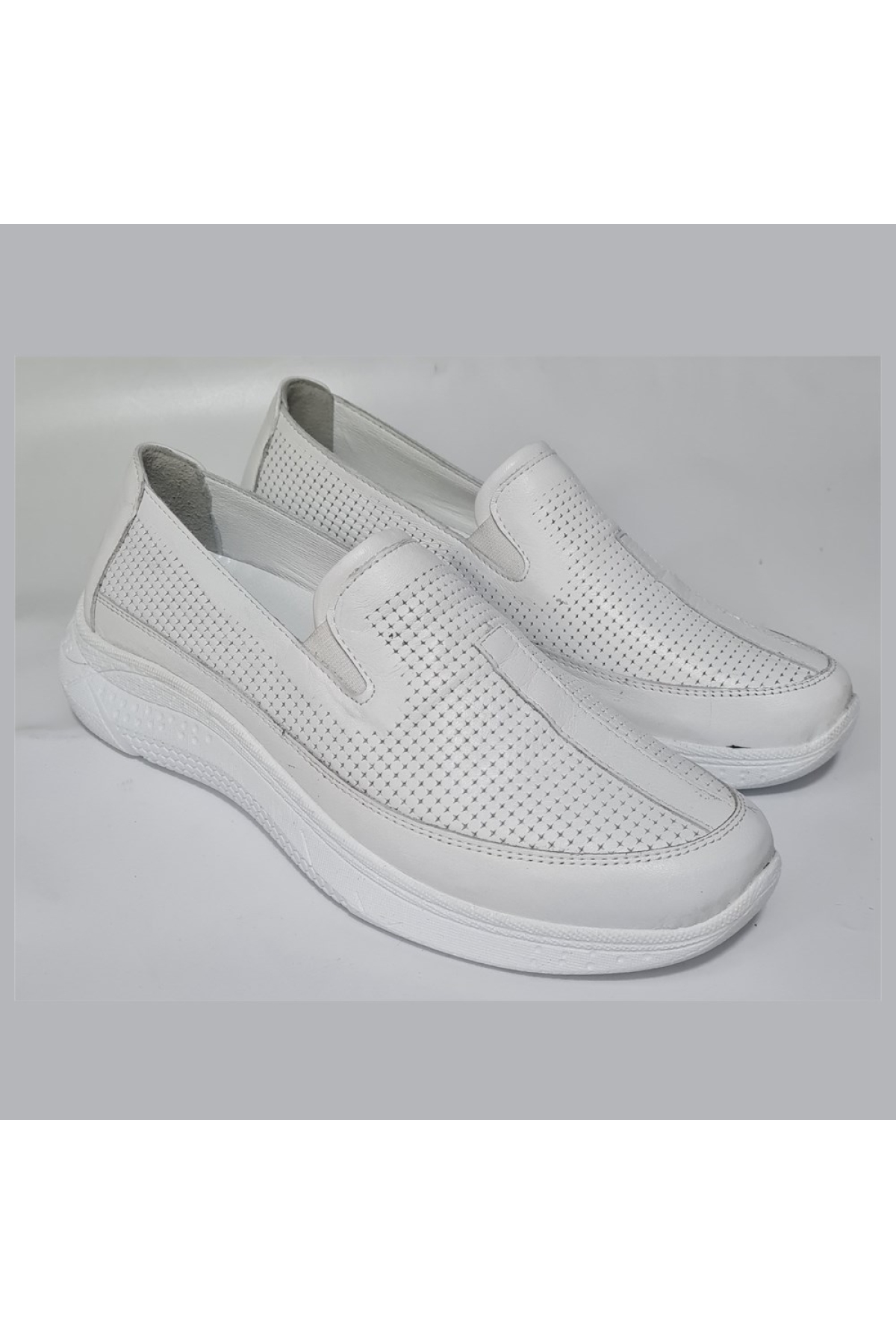 Kadın Deri Lastikli Phylon Taban Ayakkabı MARKA-80 - Görsel 4