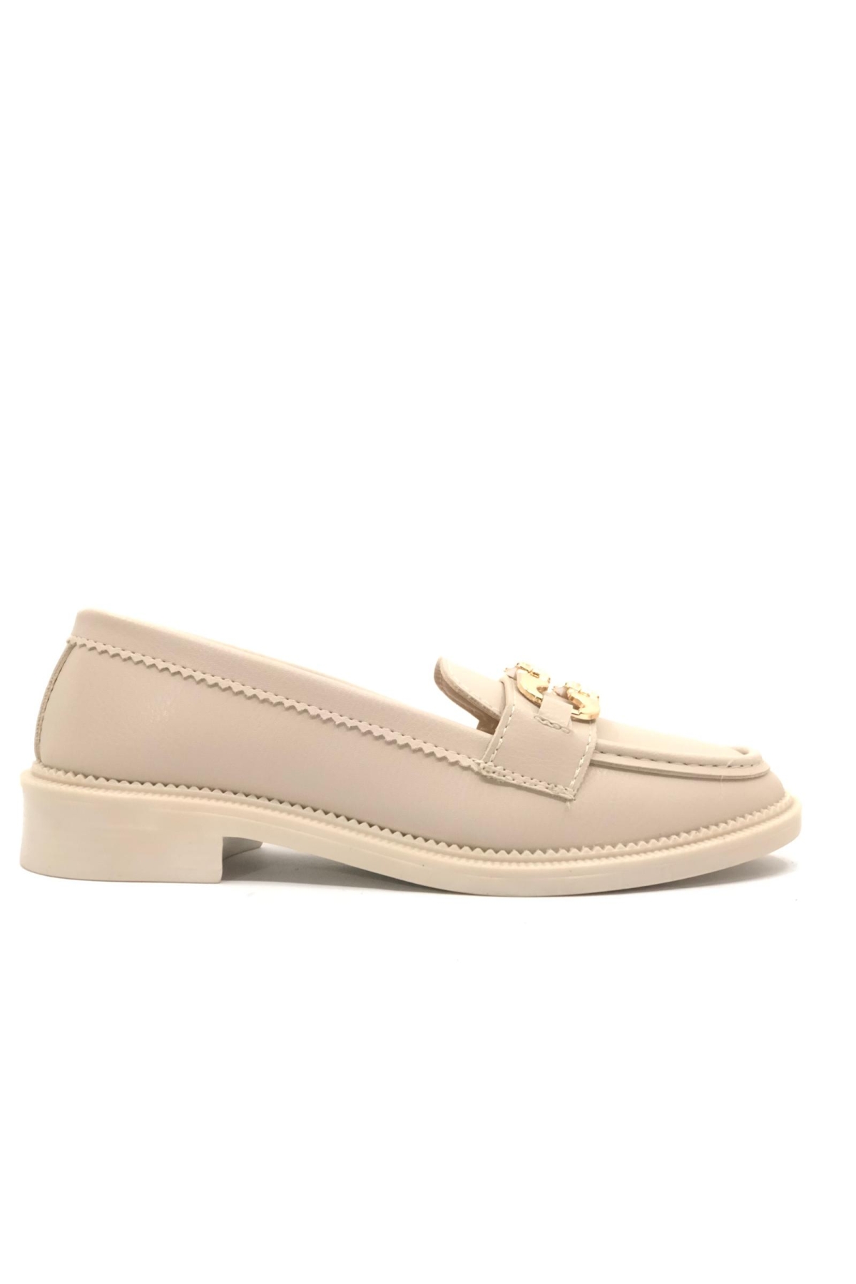 Taş Toka Detaylı Loafer Kadın Babet Ayakkabı - Görsel 5