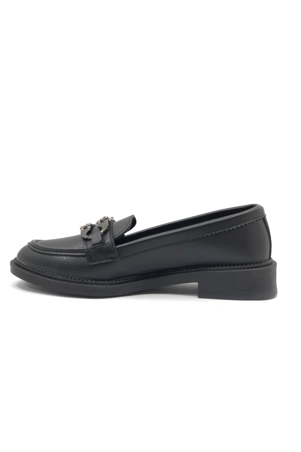 Taş Toka Detaylı Loafer Kadın Babet Ayakkabı - Görsel 5