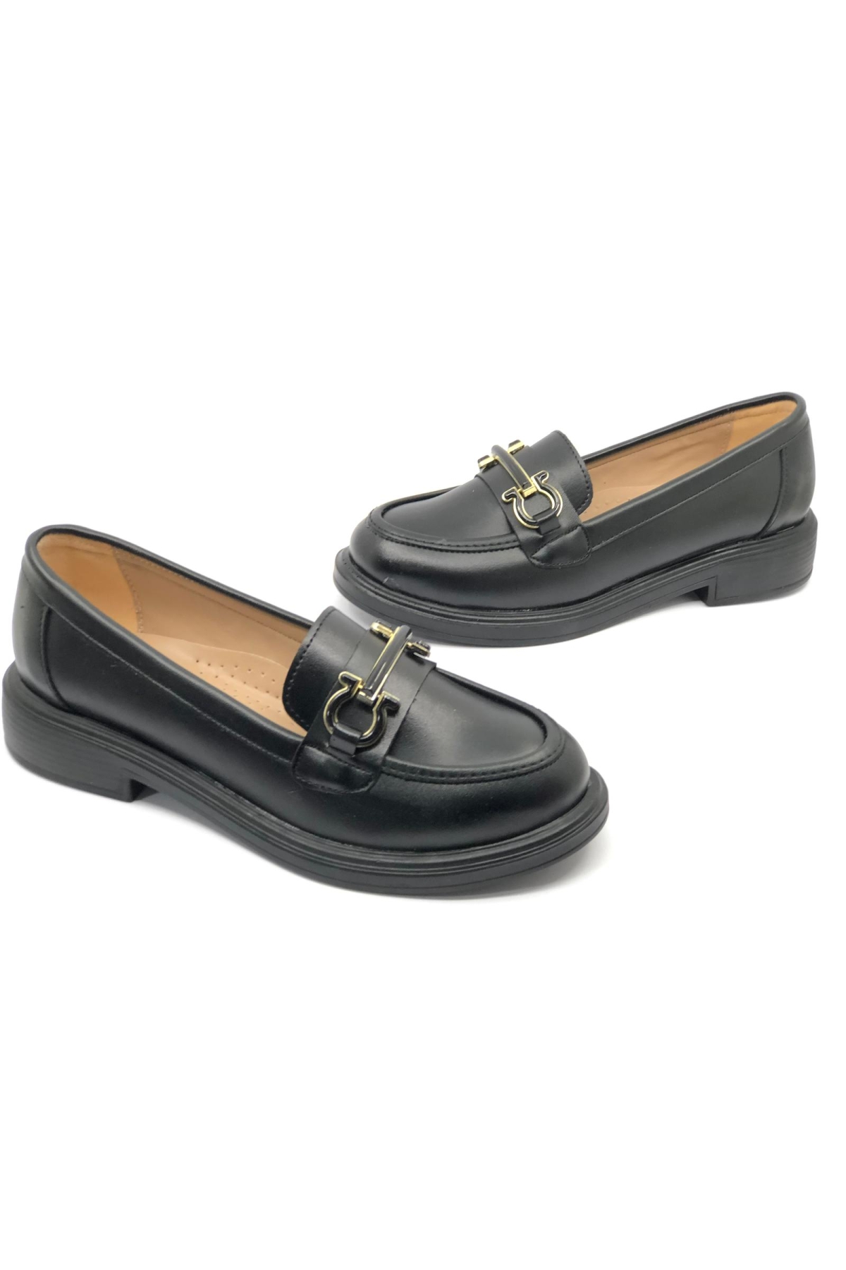 Toka Detaylı Oxford Kadın Babet Ayakkabı - Görsel 2