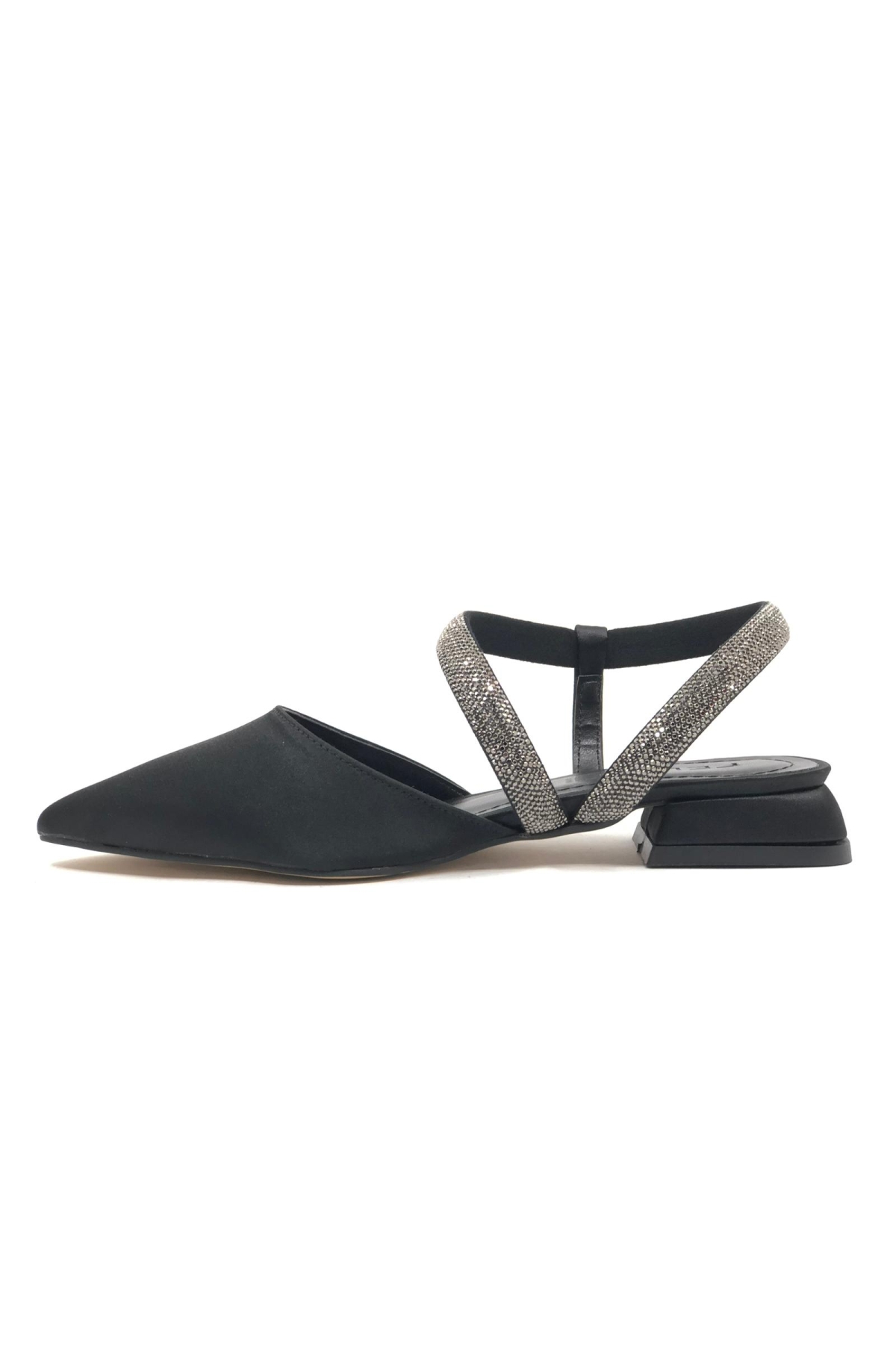 Şerit Taş Detaylı Kadın Klasik Babet Ayakkabı - Görsel 5