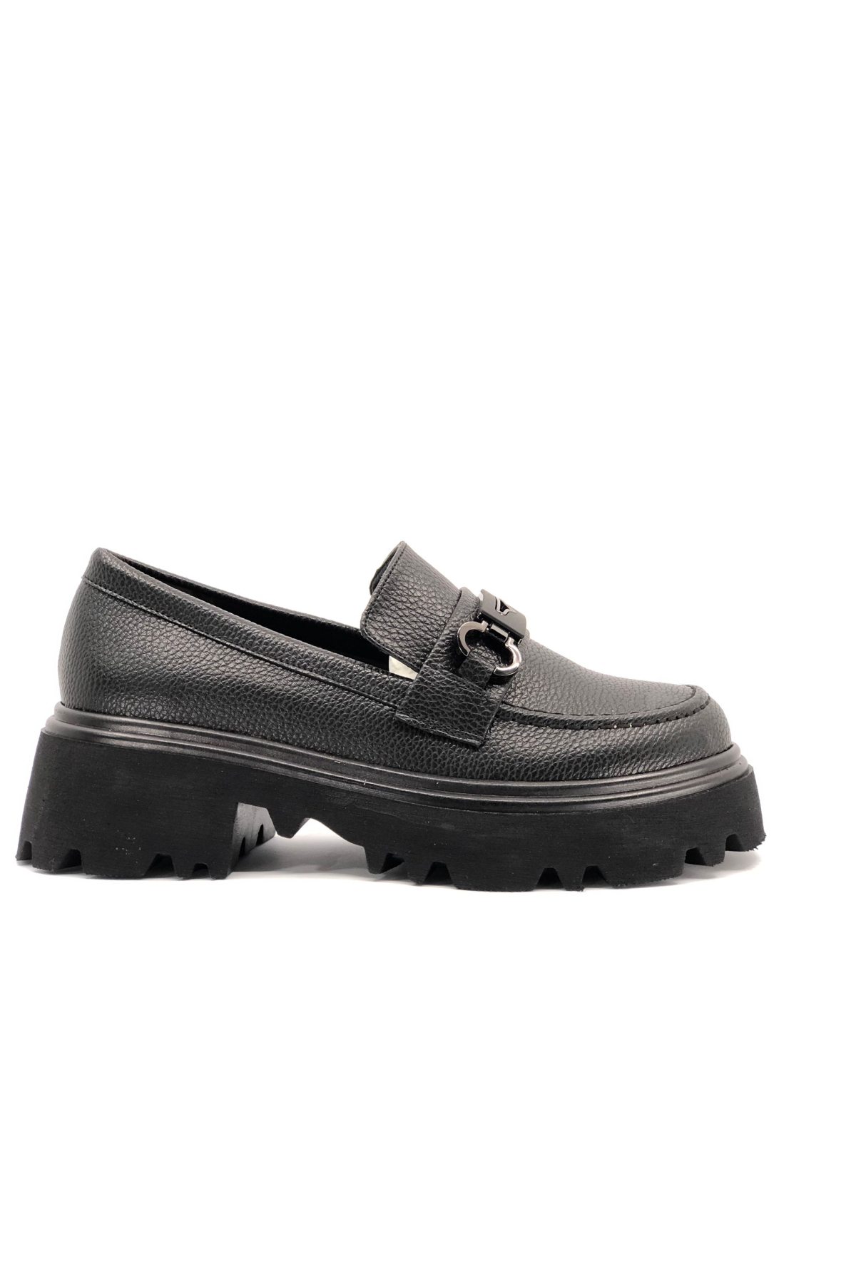 Toka Detaylı Oxford Günlük Loafer Kadın Ayakkabı - Görsel 3