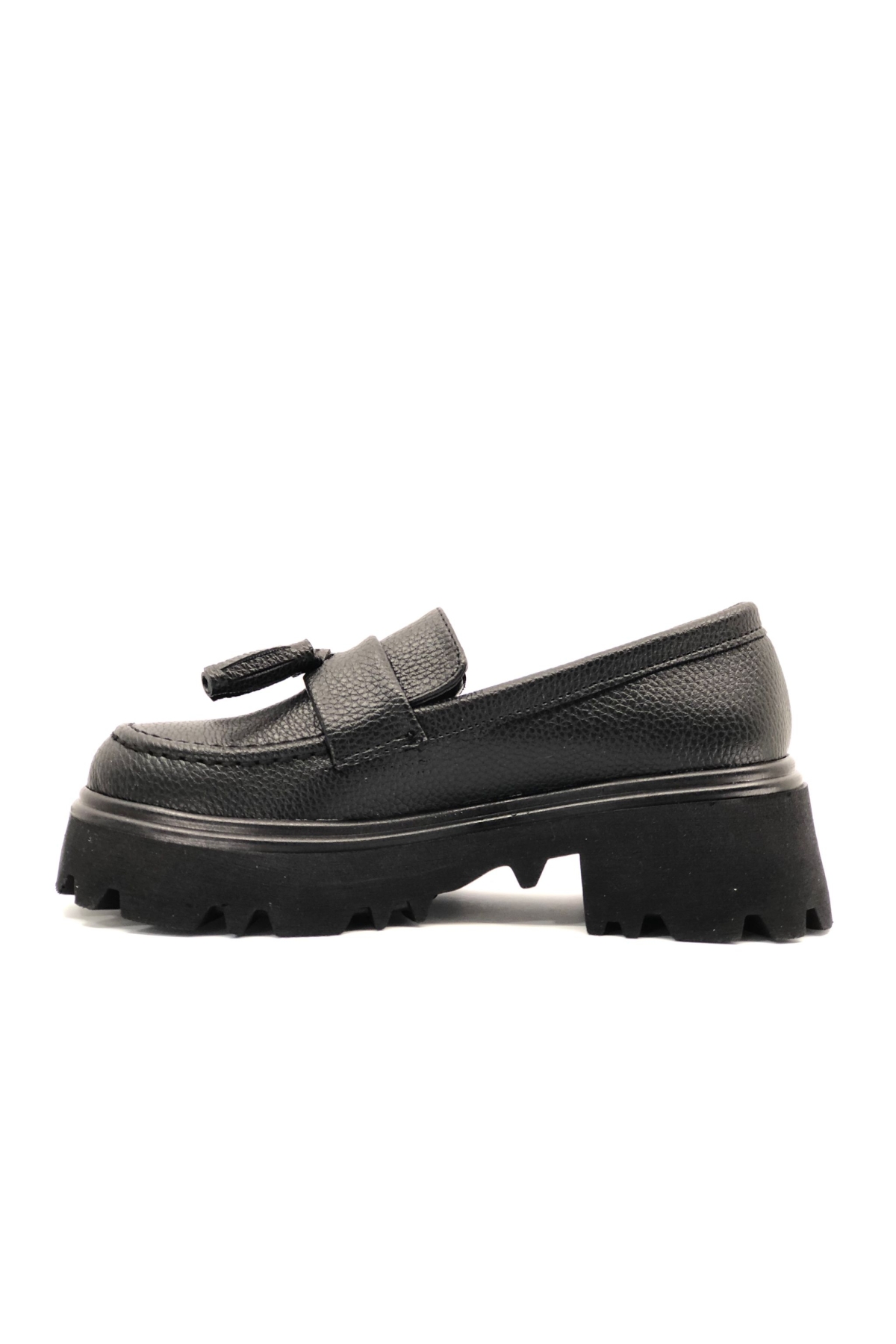 Corcik Püsküllü Oxford Günlük Loafer Kadın Ayakkabı - Görsel 4