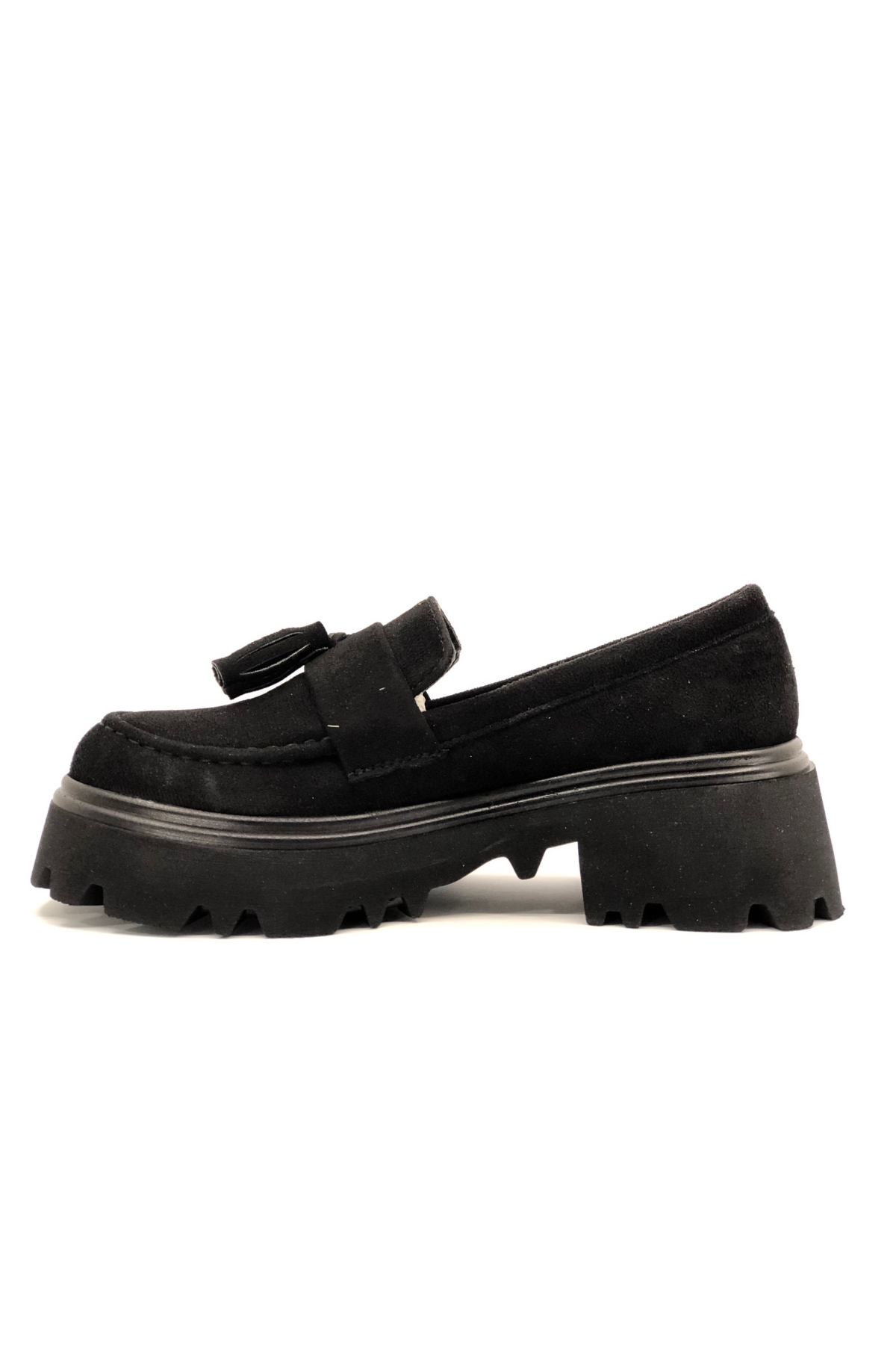 Corcik Püsküllü Oxford Günlük Loafer Kadın Ayakkabı - Görsel 4