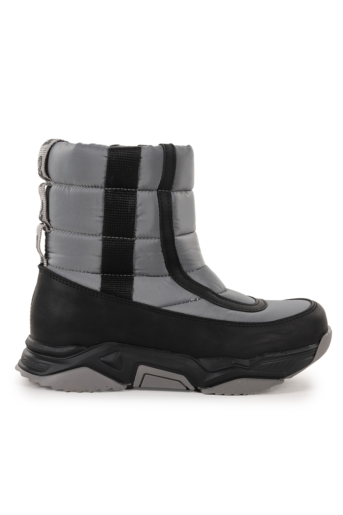 Pablo Fermuarlı Erkek Çocuk Kar Botu Füme - Siyah - Görsel 4