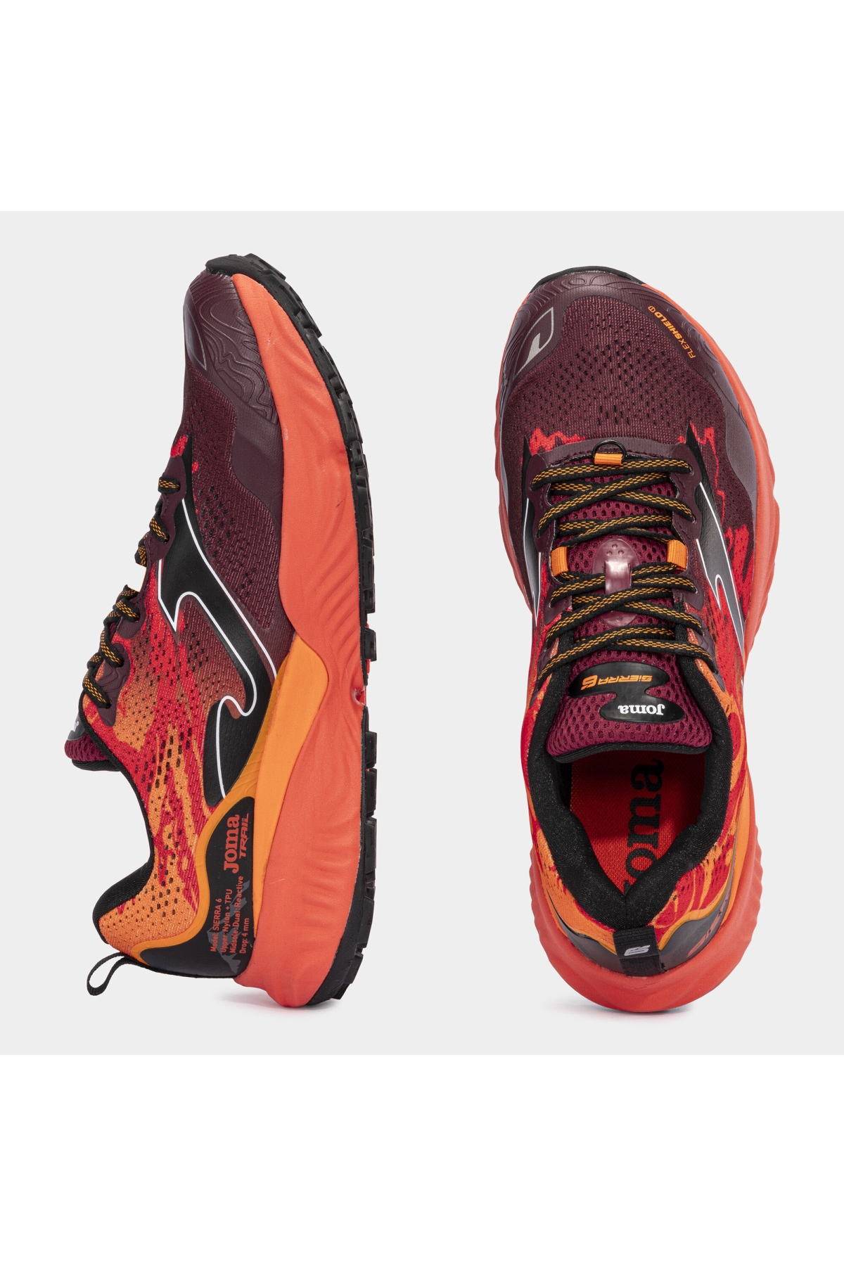 Joma Joma Bordo Erkek Performans Yürüyüş Ayakkabı Sierra Men 2406 Tksıew2406 Sneaker | Flo Bordo - 5. görsel