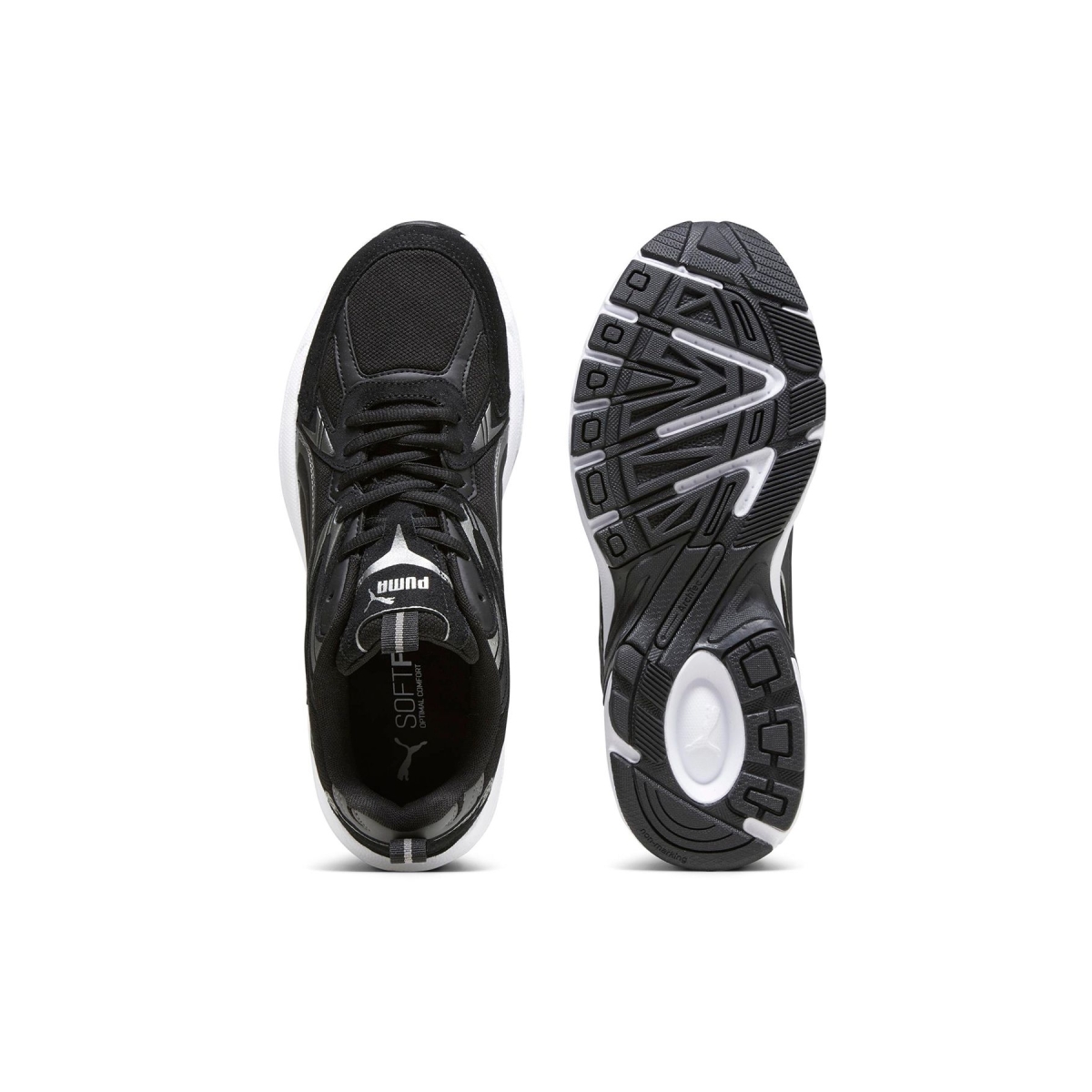 Milenio Tech Suede Kadın Siyah Spor Ayakkabı (393489-01) - Görsel 3