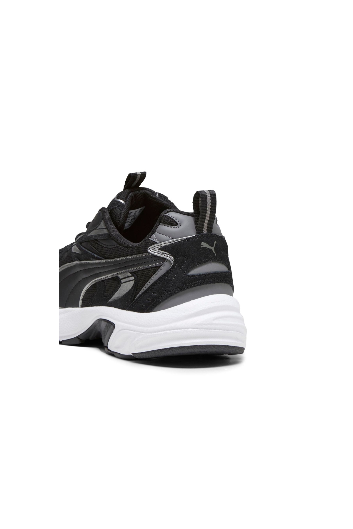 Milenio Tech Suede Kadın Siyah Spor Ayakkabı (393489-01) - Görsel 4