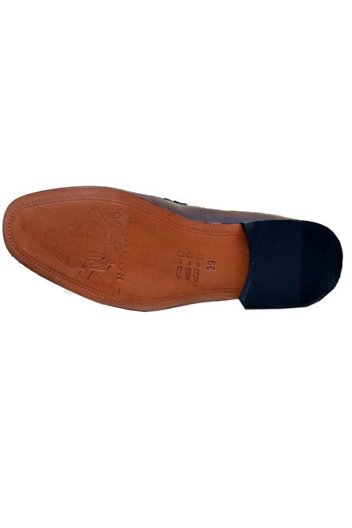 3157-24 Hakiki Deri Kösele Erkek Ayakkabı - Görsel 4