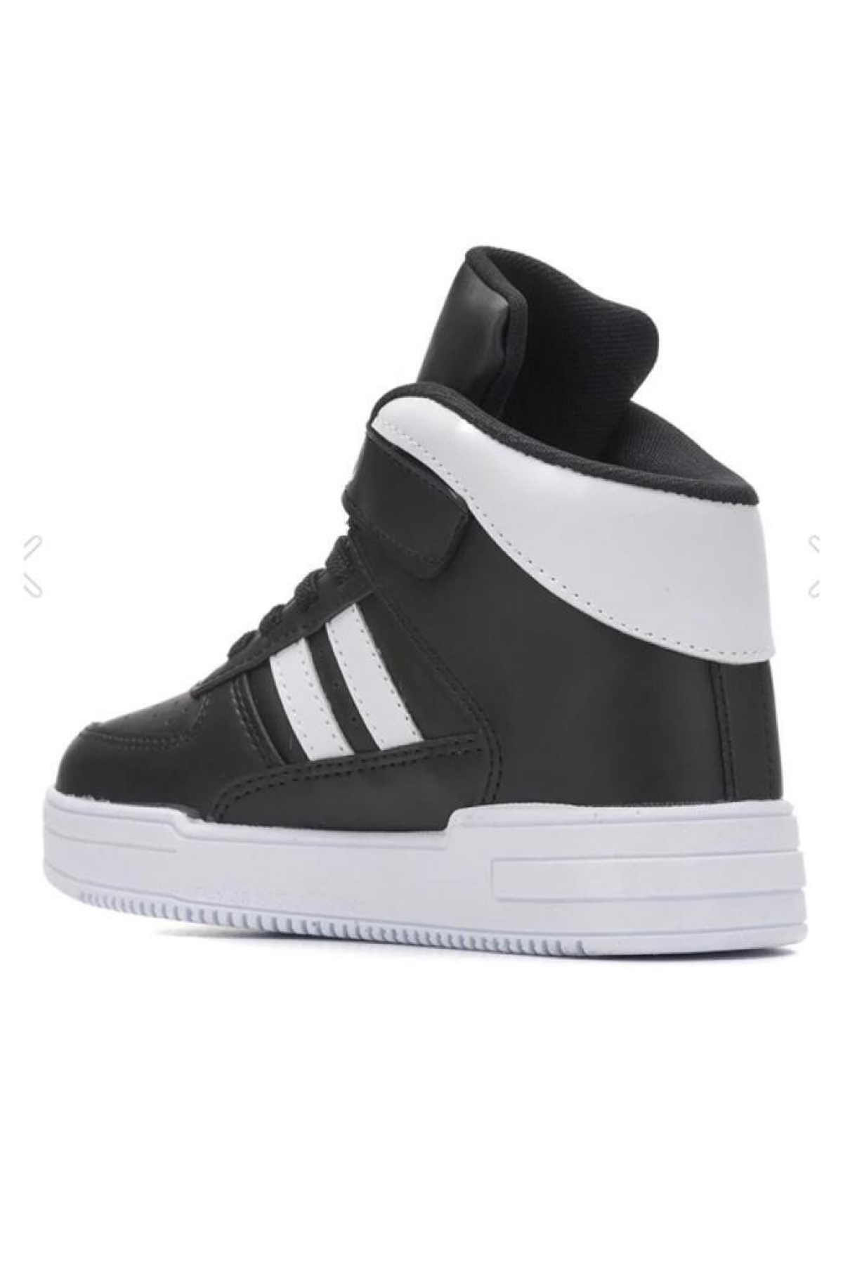 09-24 Deri Outdoor Erkek Çocuk Spor Bot Siyah Beyaz 26-30 - Görsel 4