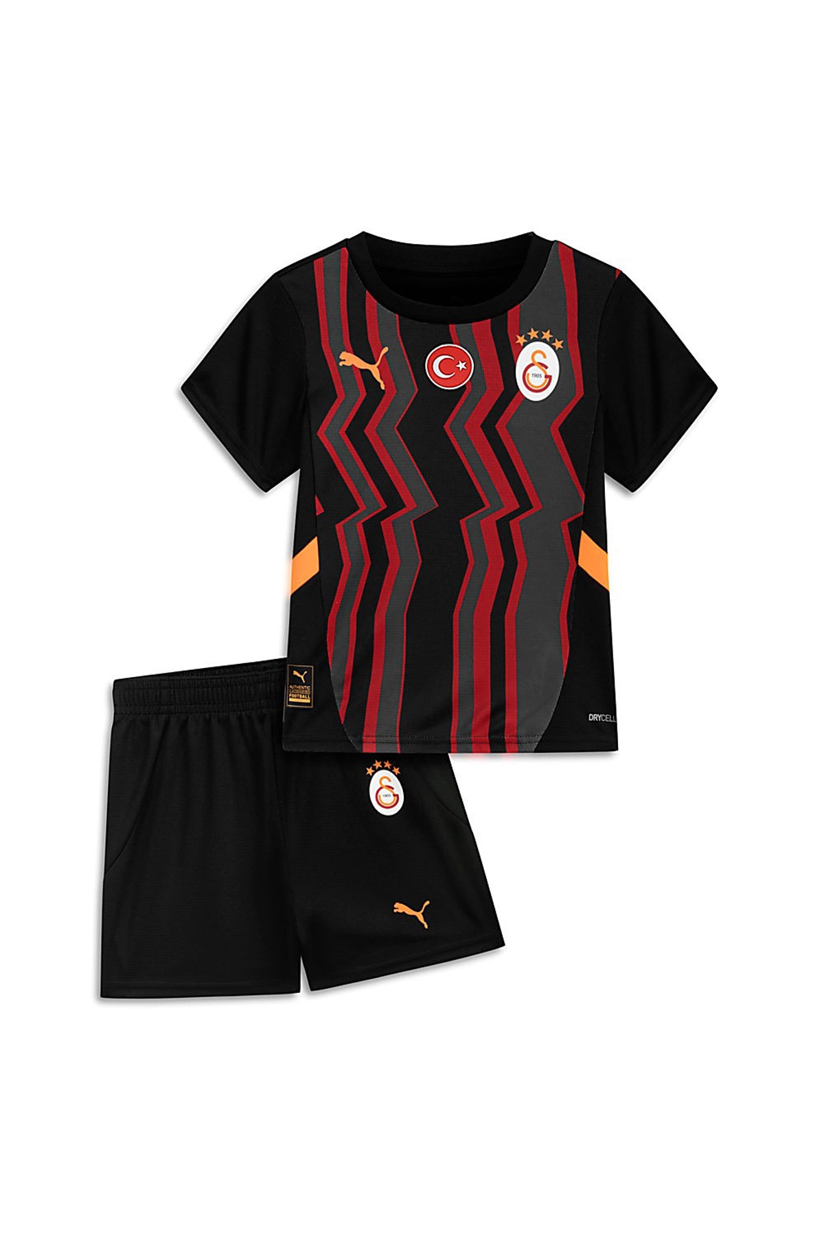 Galatasaray Third Minikit Çocuk Yuvarlak Yaka Forma