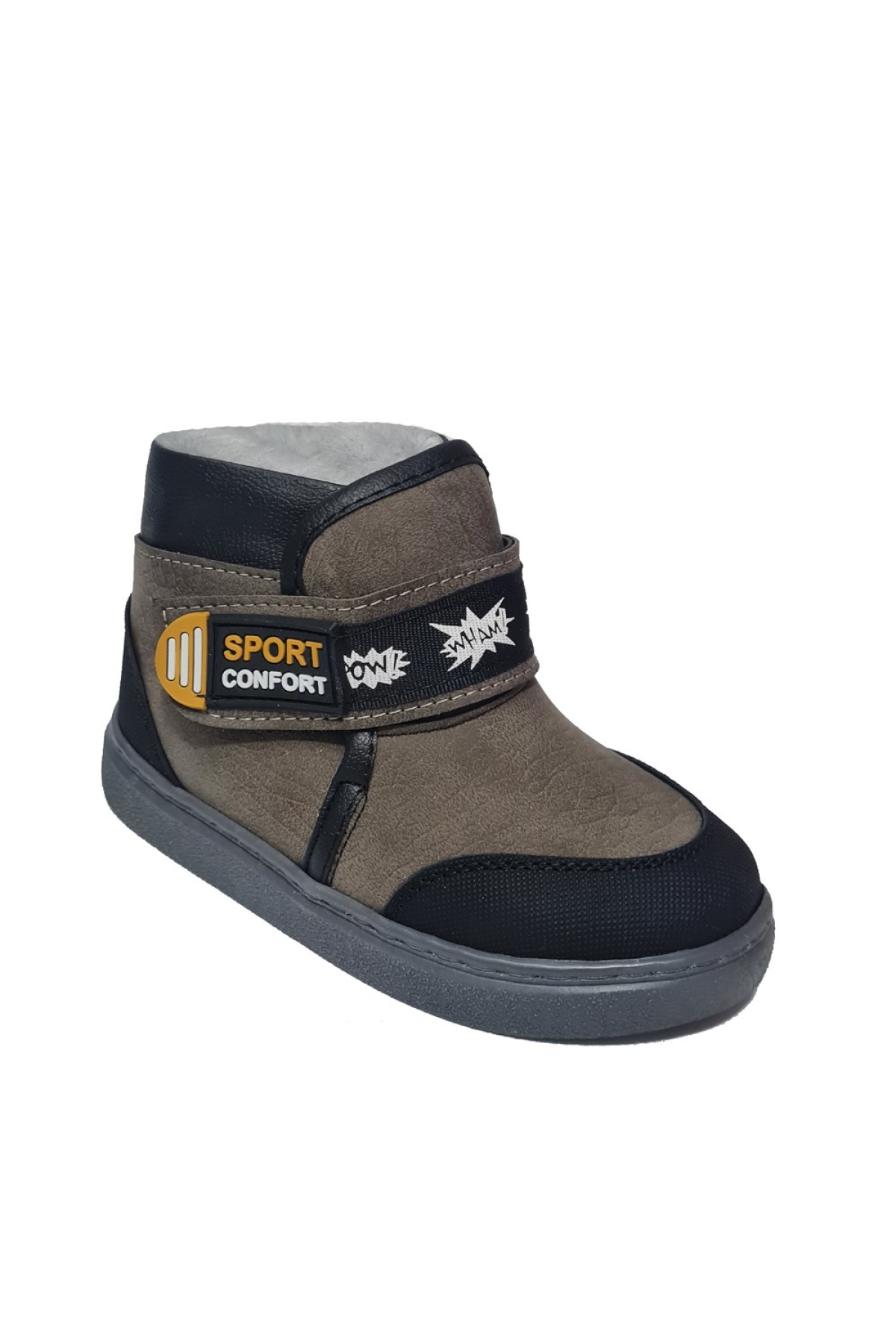 Ba&amp;Ba 4223504-B Erkek Çocuk Bot İçi Kürklü Kaymaz Taban - Görsel 3