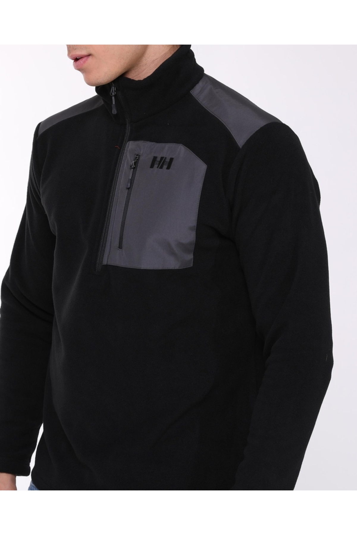 Block Halfzip Erkek Yarım Fermuarlı Polar HHA..12008.990 Siyah