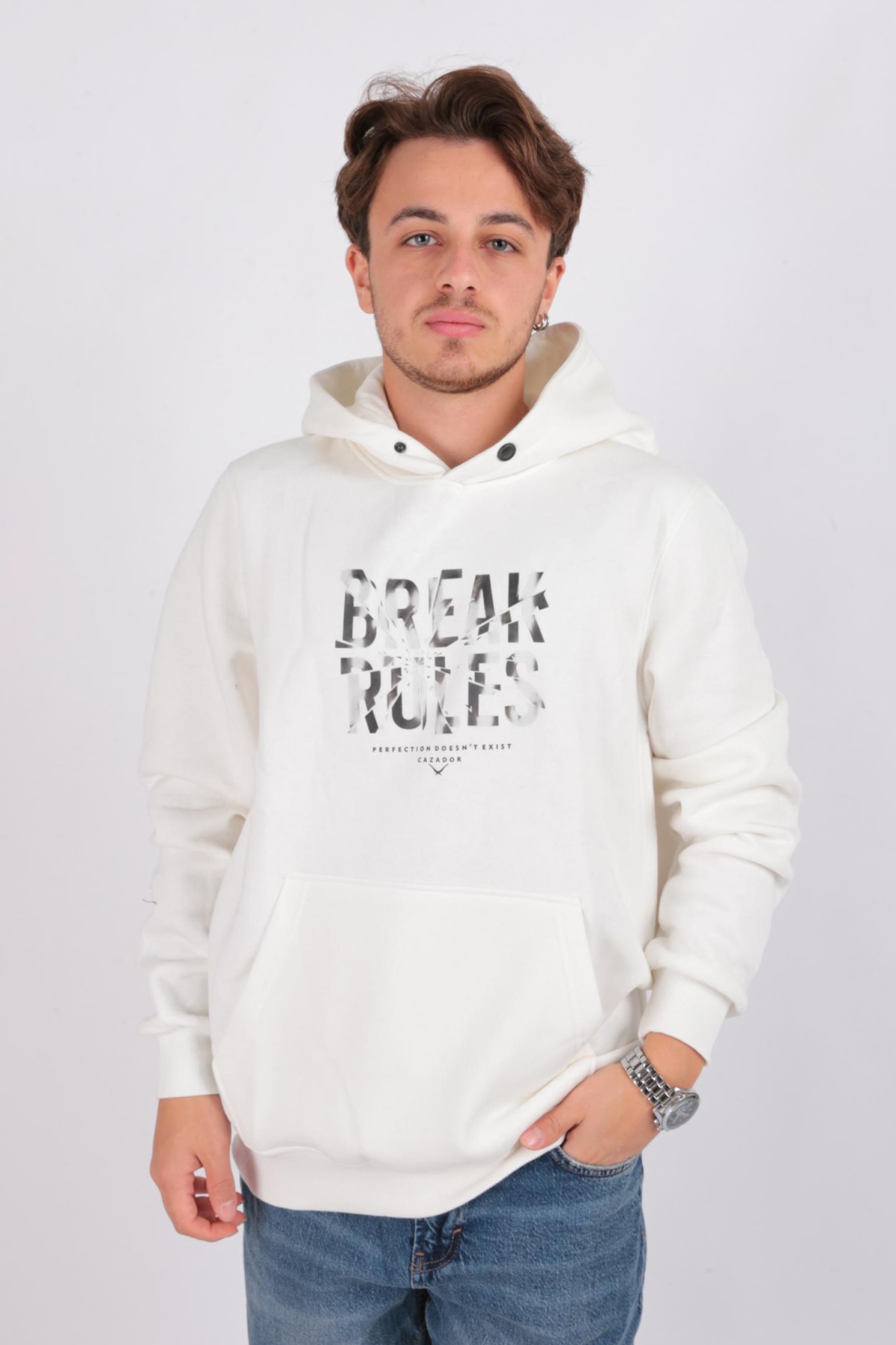 5177 Erkek 3 İplik Sweatshirt