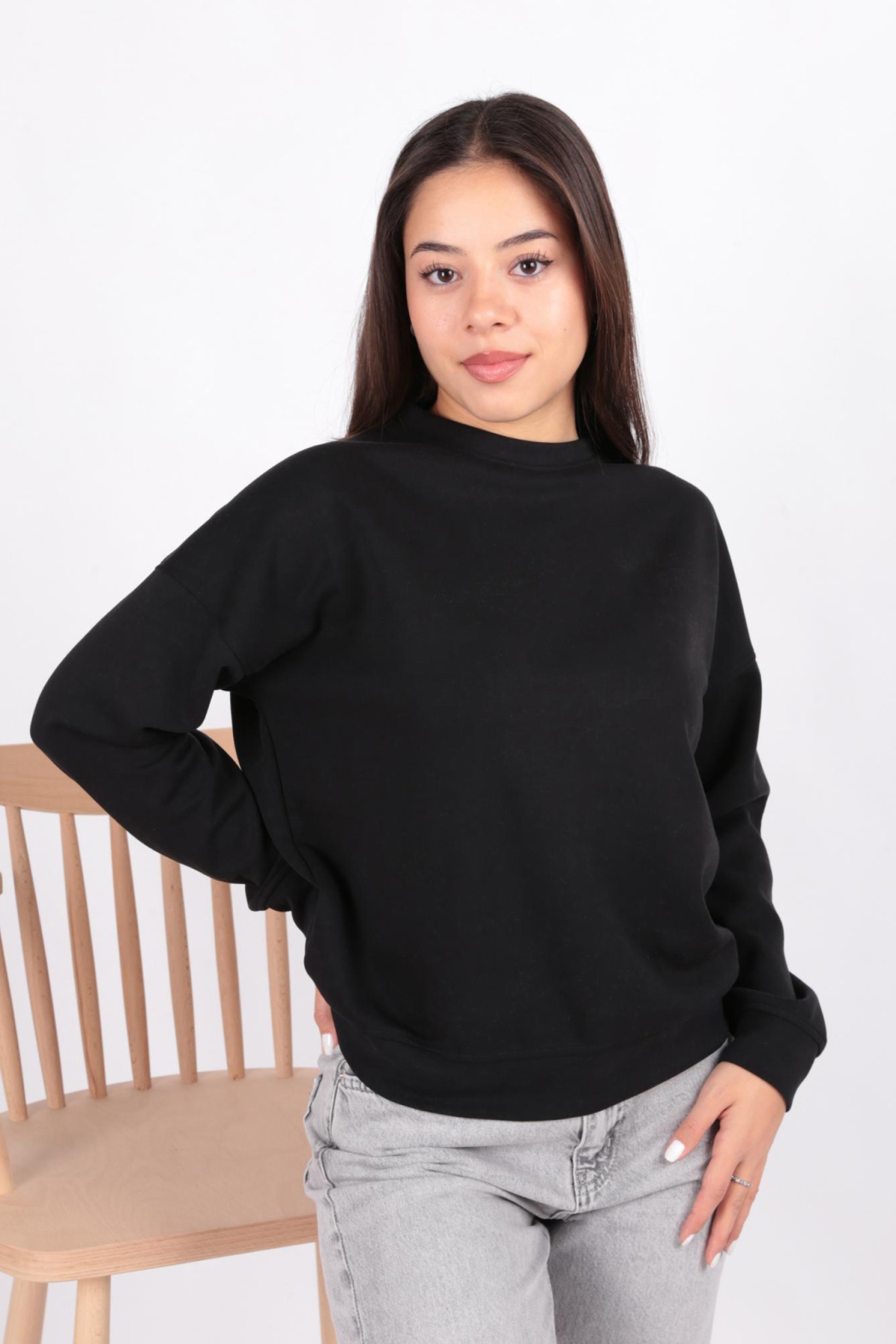 W0011055 Kadın Modal Sweatshirt