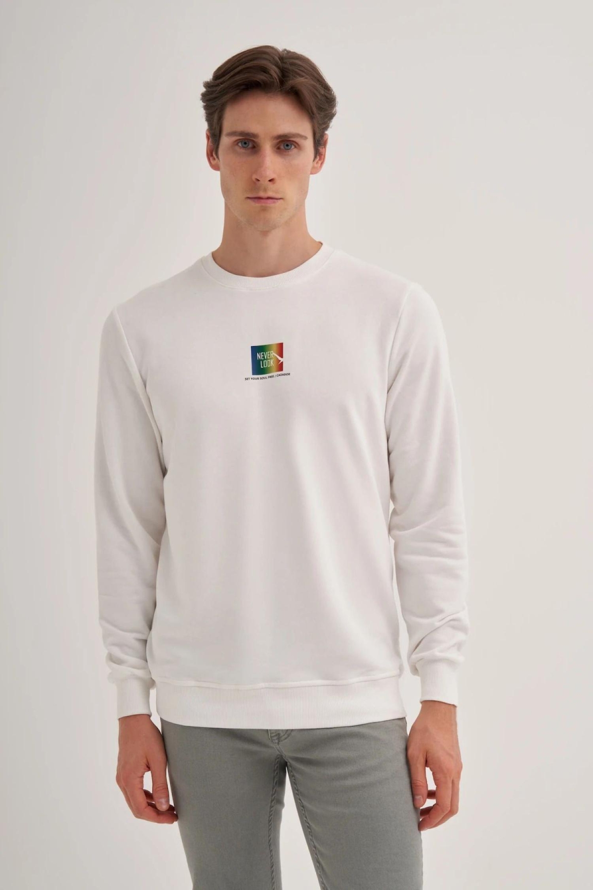 5124 Erkek 3 İplik Sweatshirt