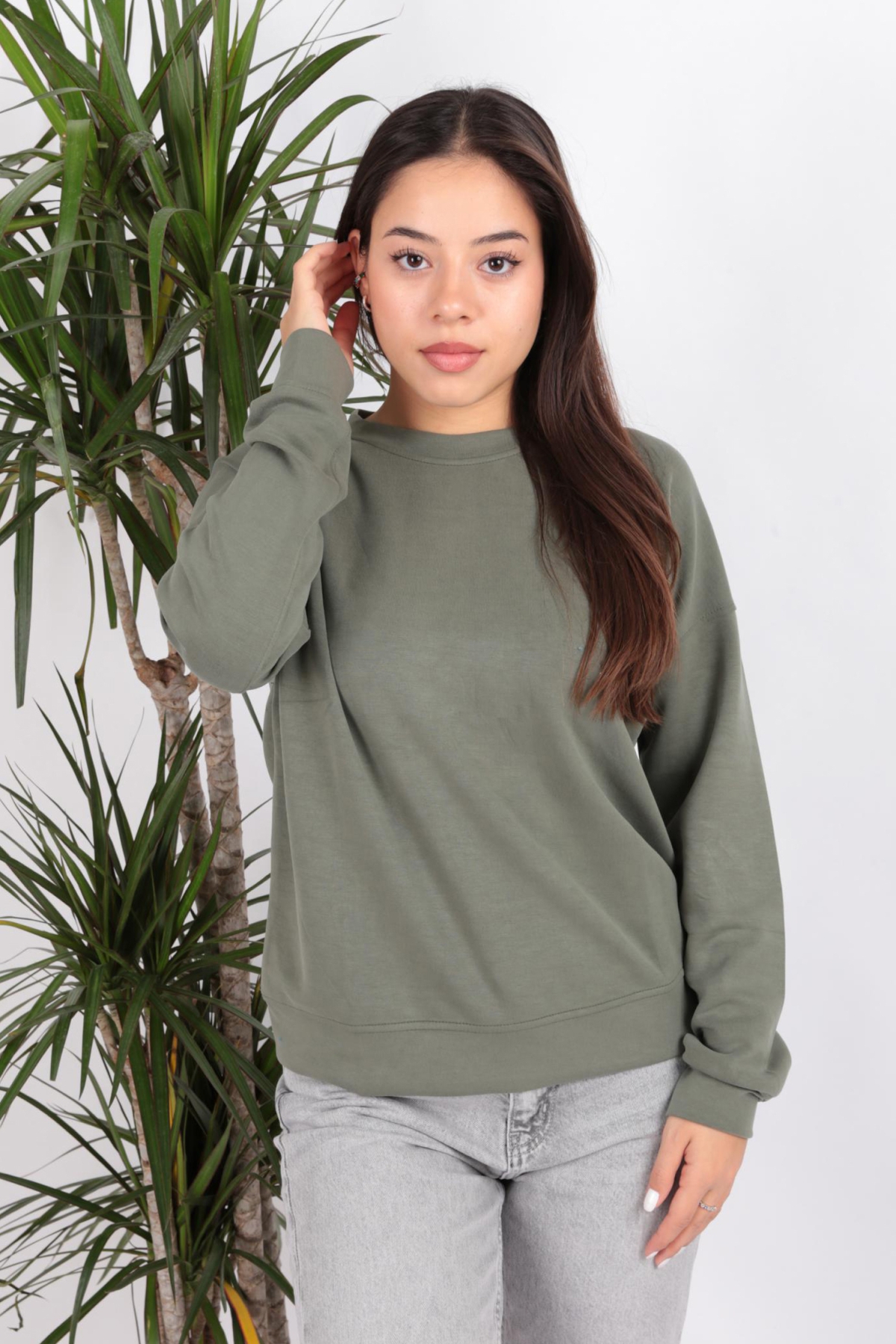 W0011055 Kadın Modal Sweatshirt