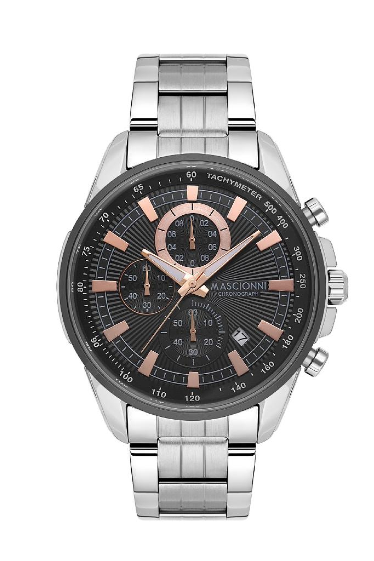 M.1.2190.06 Fonksiyonlar Aktif Chronograph Metal Erkek Kol Saati