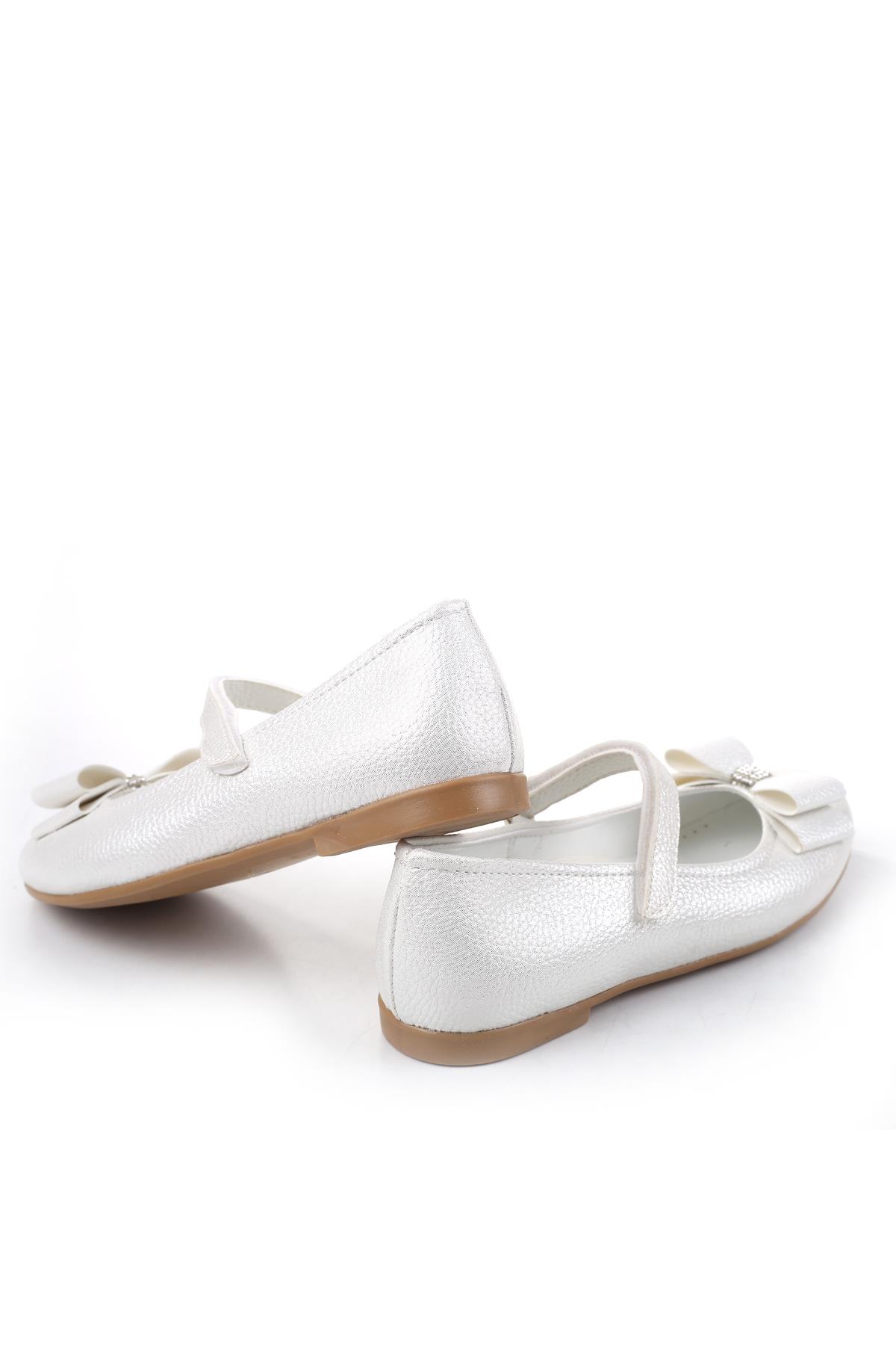 Ortaç 3162 Kız Çocuk Balerin Cırtlı Babet Ayakkabı - Görsel 5