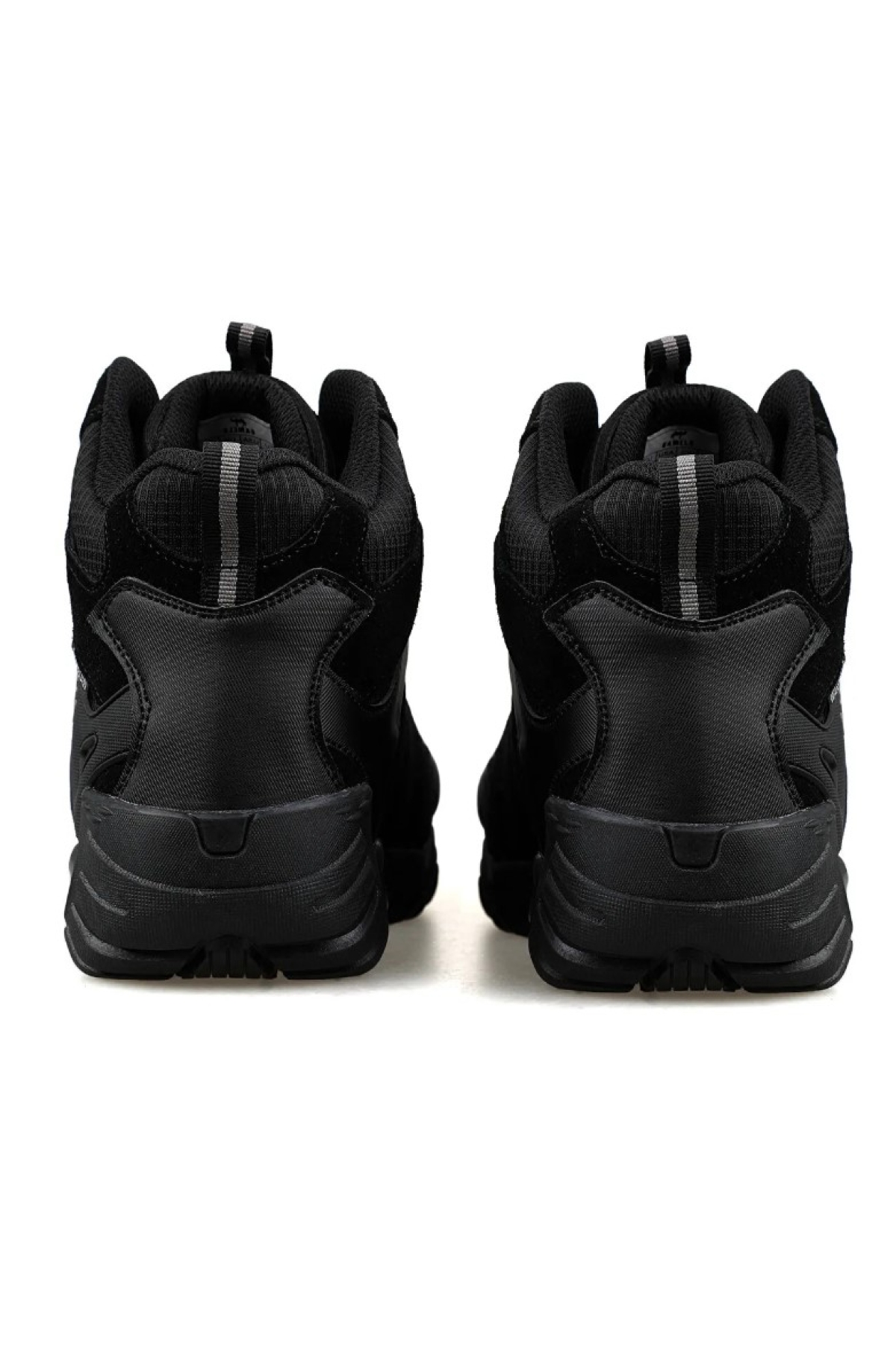 Fight Long Watherproof Su geçirmez Kauçuk Taban Outdoor Deri Erkek Bot - Görsel 5