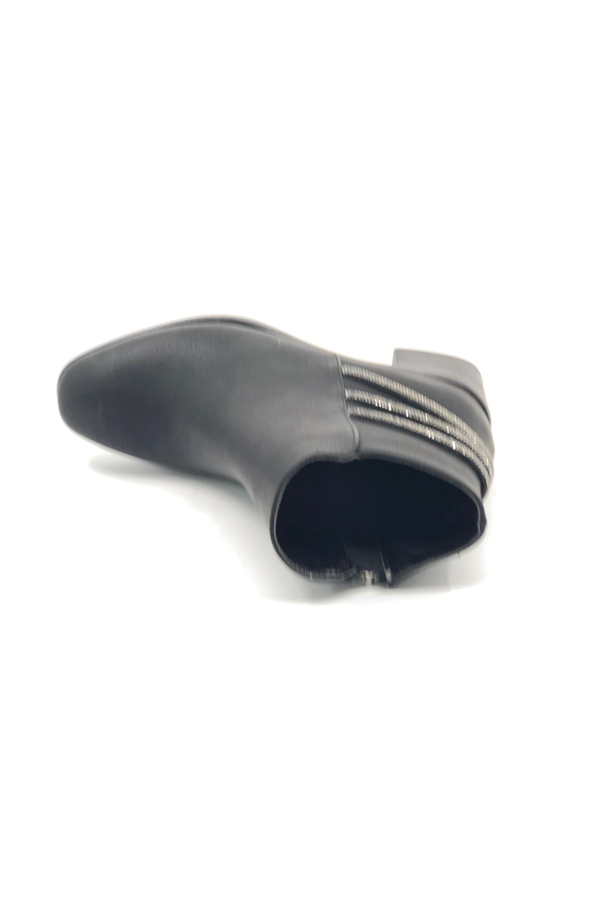 Arkası Şerit Taş Kemerli Kısa Topuklu Kadın Bot - Görsel 6