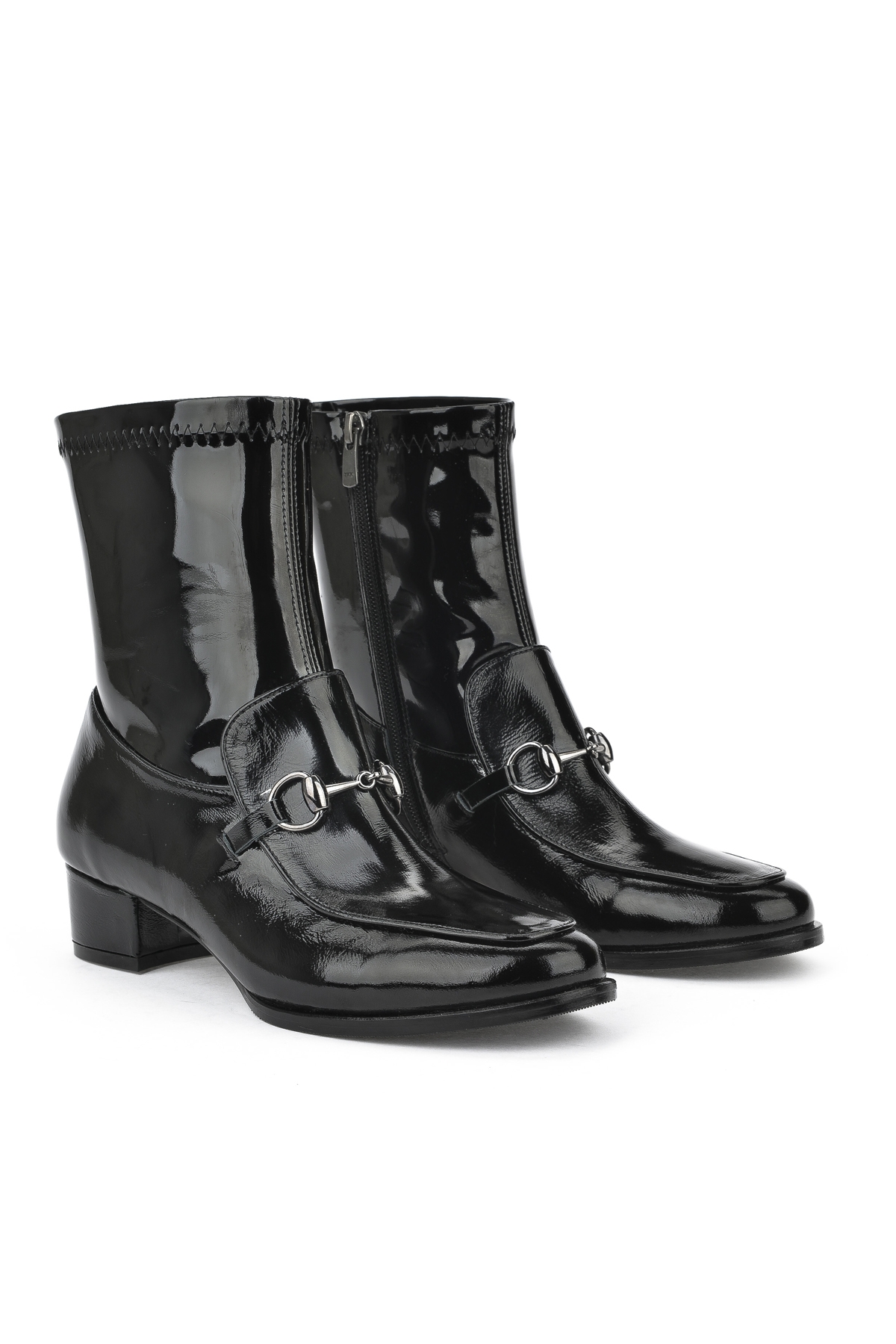 Kadın Hakiki Deri Bot 1431030Z24154 Siyah - Görsel 3