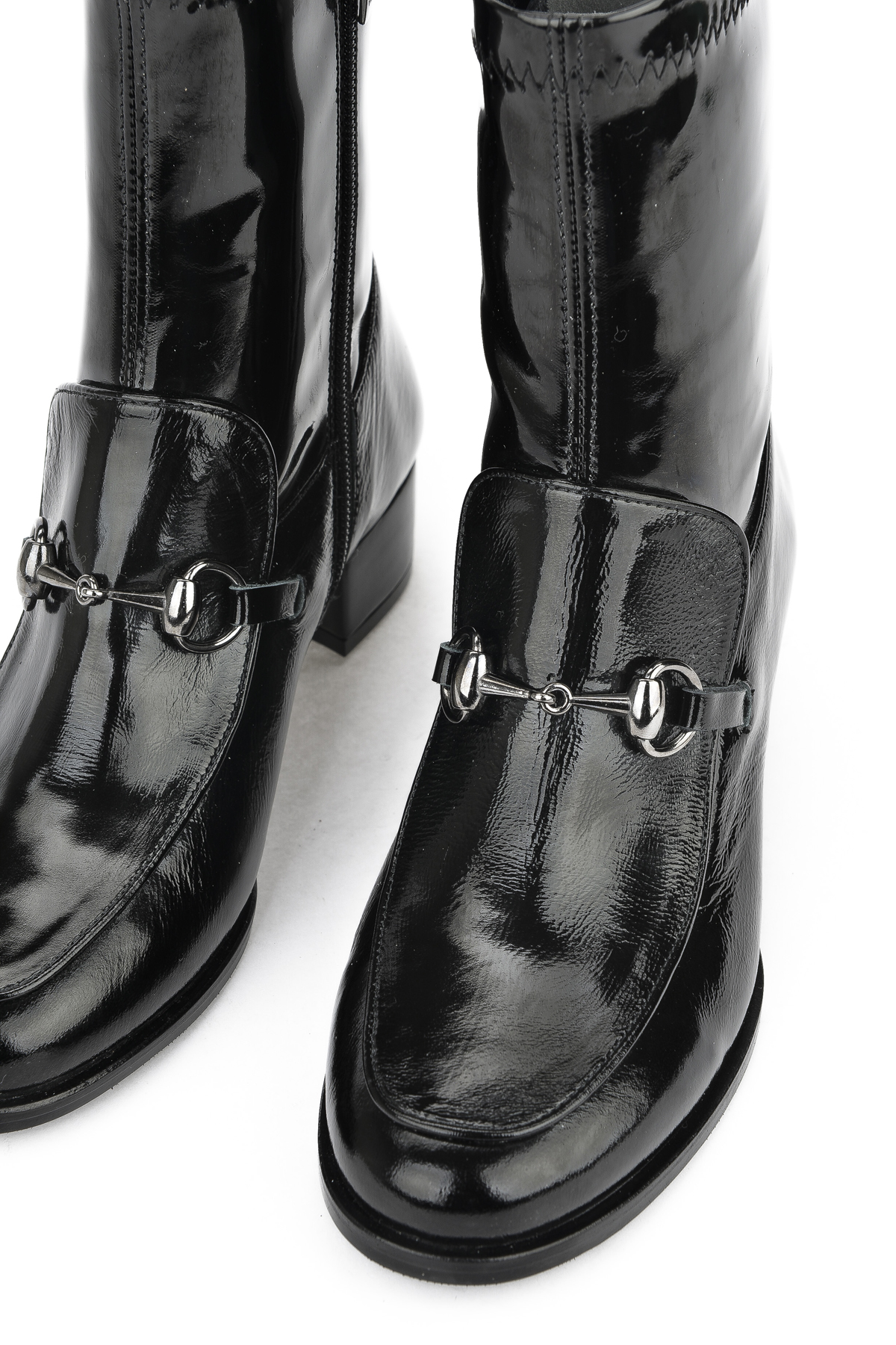 Kadın Hakiki Deri Bot 1431030Z24154 Siyah - Görsel 7