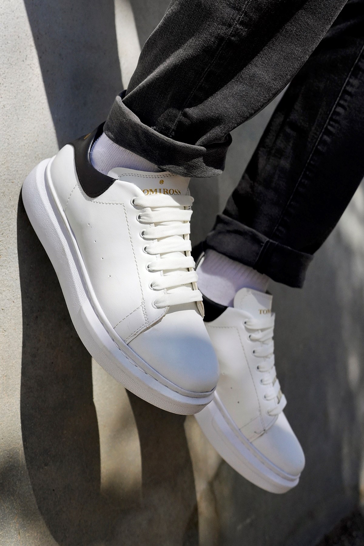 Valendo Garantili Erkek Günlük Casual Bağcıklı Tabanlı Sneaker Spor Ayakkabı VALENDO-5141 - Görsel 5