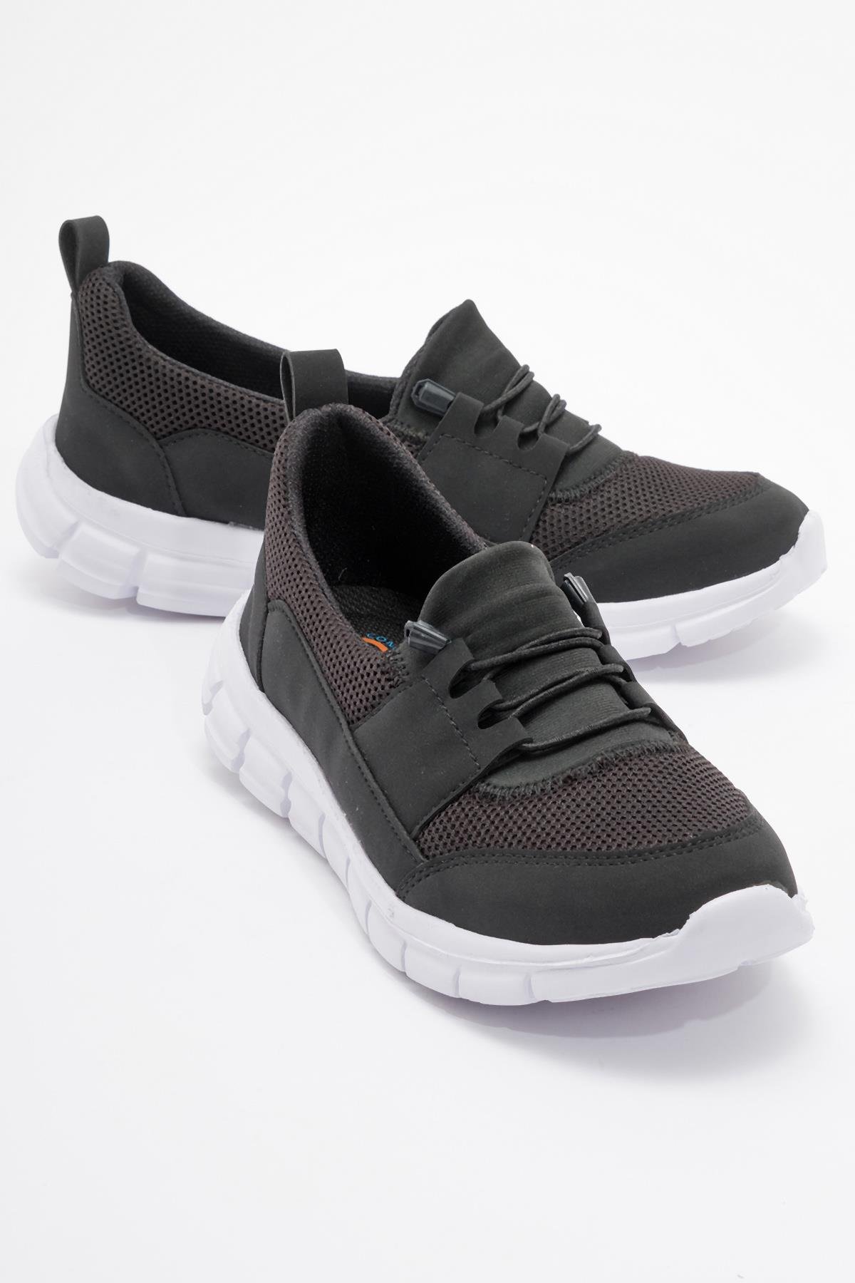 Kadın Günlük Ayakkabı SİYAH BEYAZ - Görsel 2