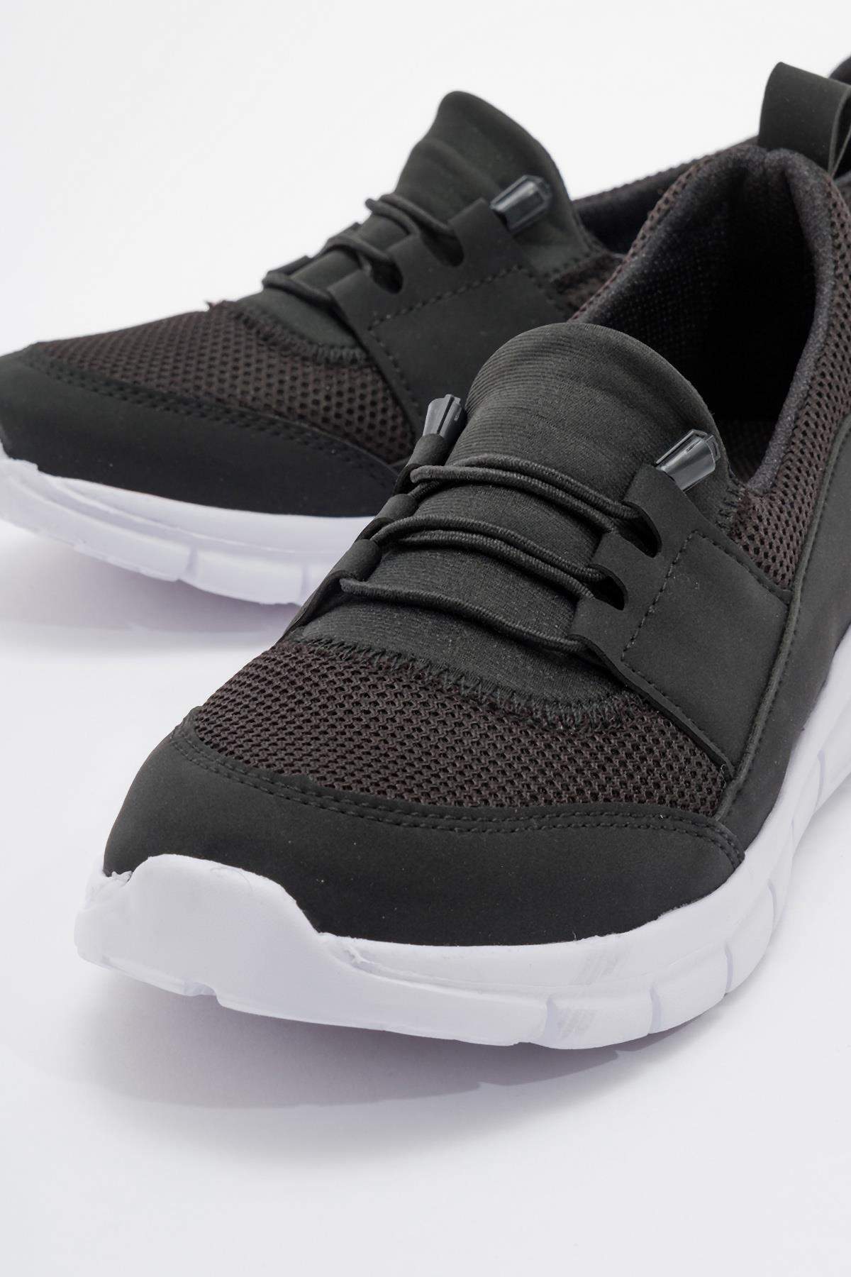 Kadın Günlük Ayakkabı SİYAH BEYAZ - Görsel 4