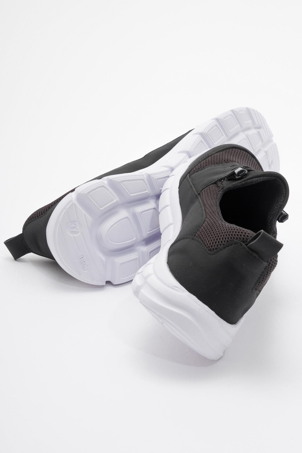 Kadın Günlük Ayakkabı SİYAH BEYAZ - Görsel 5