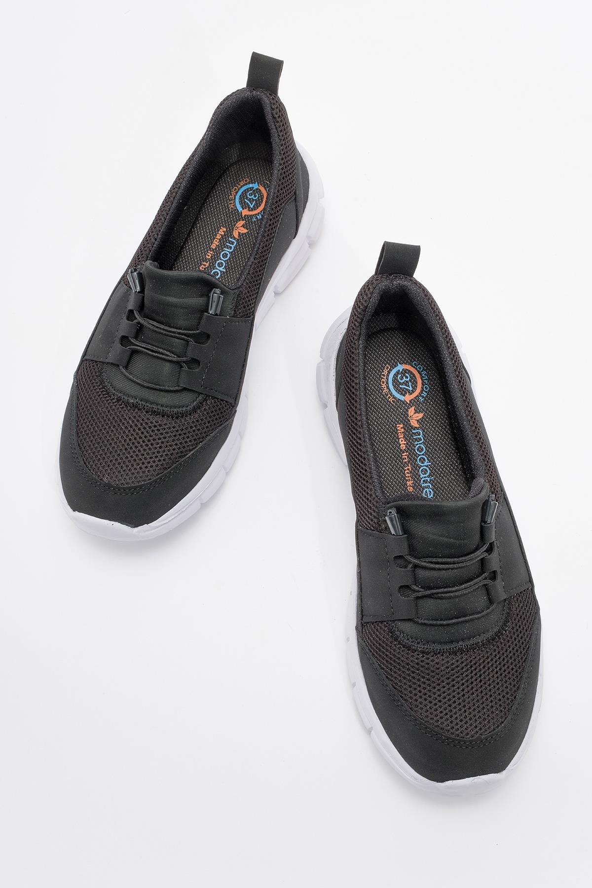 Kadın Günlük Ayakkabı SİYAH BEYAZ - Görsel 6