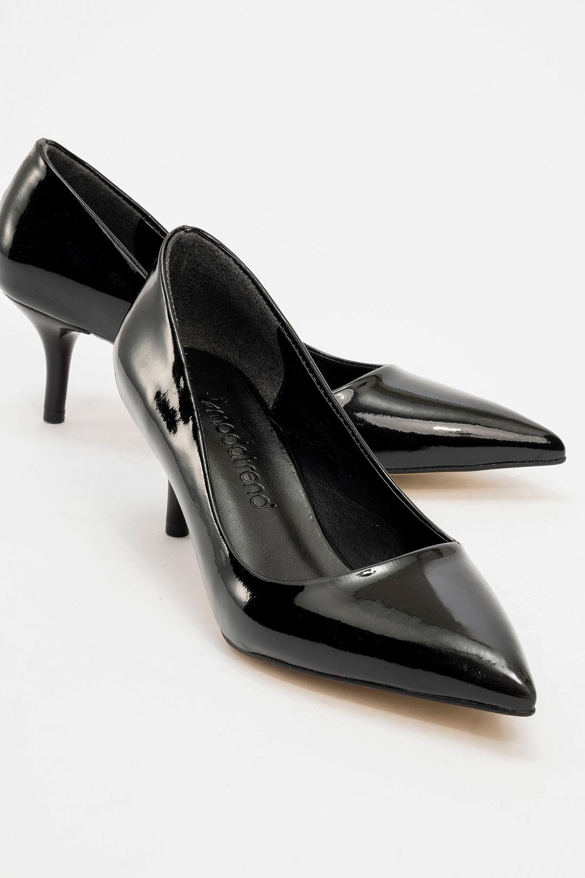 Kadın Sivri Burunlu Stiletto SİYAH RUGAN - Görsel 2