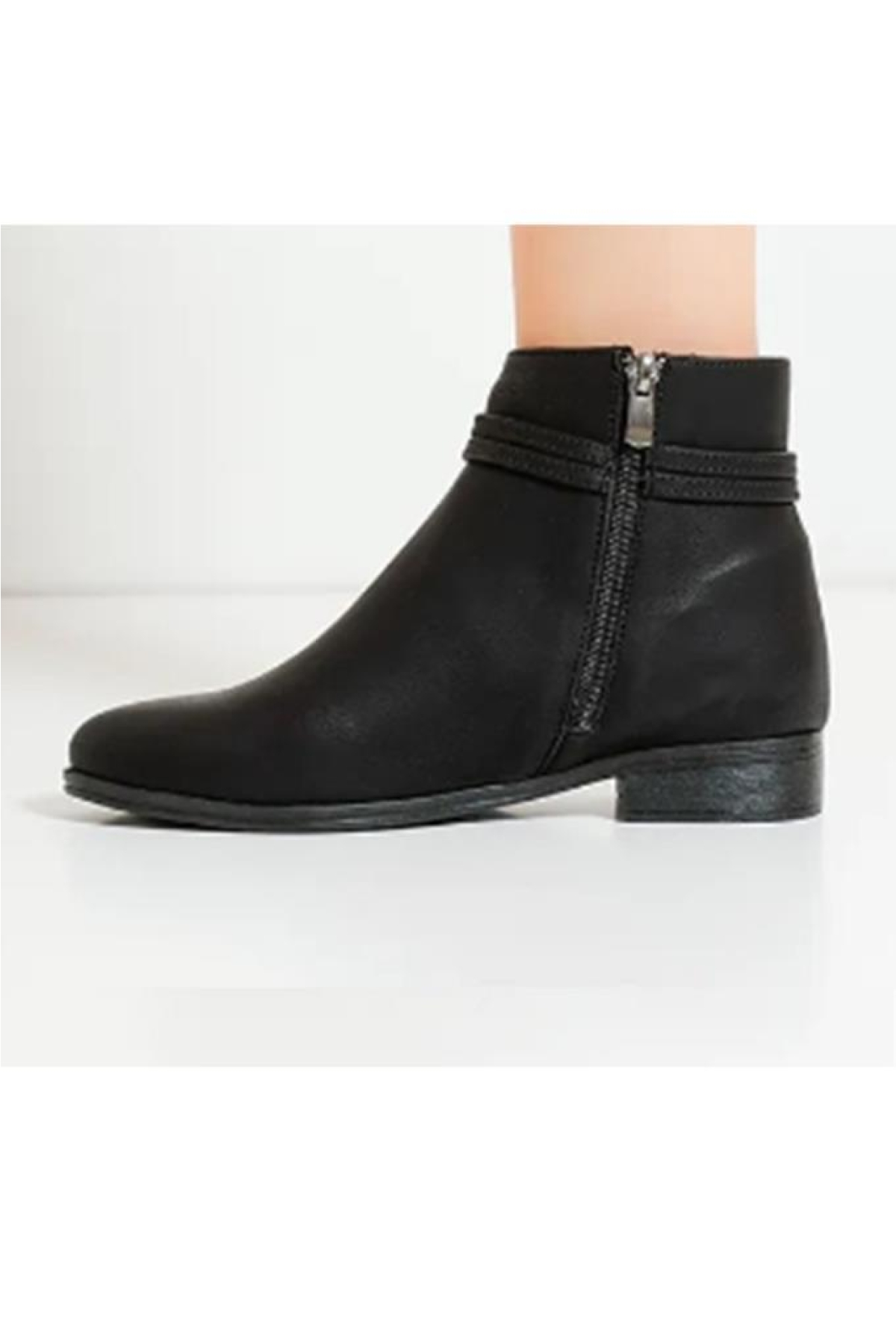 Sdf 79-24 Deri Fashion Fermuarlı Kadın Bot - Görsel 3
