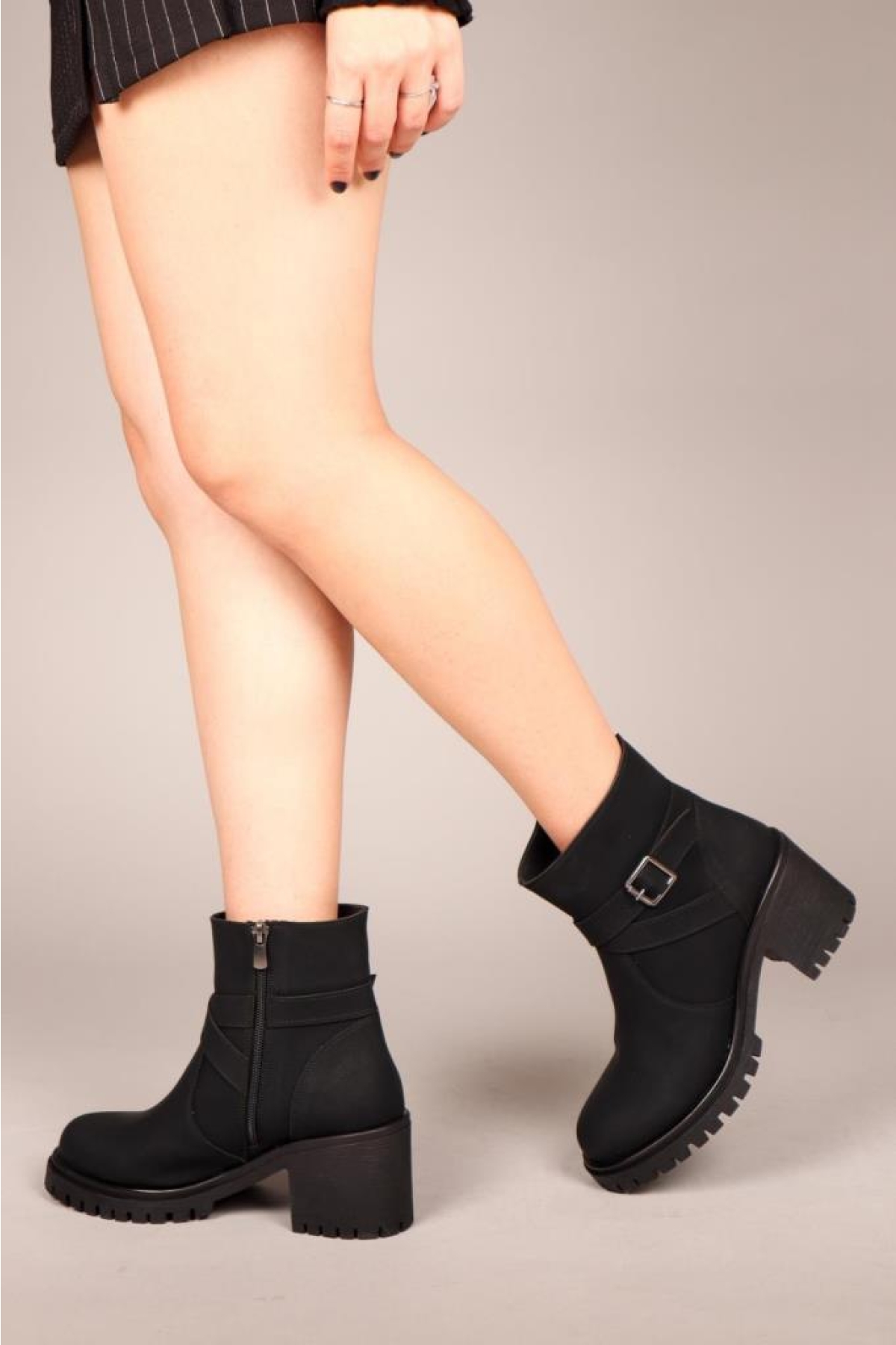 Ony 03048 Kadın 6 Cm Kalın Topuklu Bot - Görsel 2