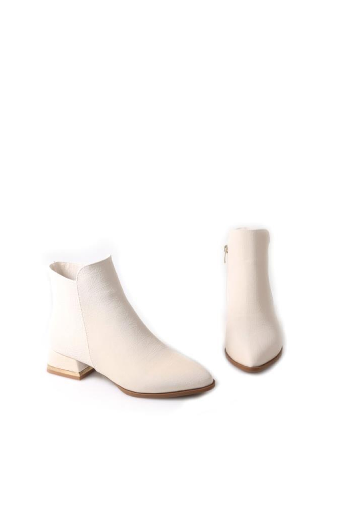 Dnz 03016 Kadın 3,5 Cm Topuklu Bot - Görsel 3