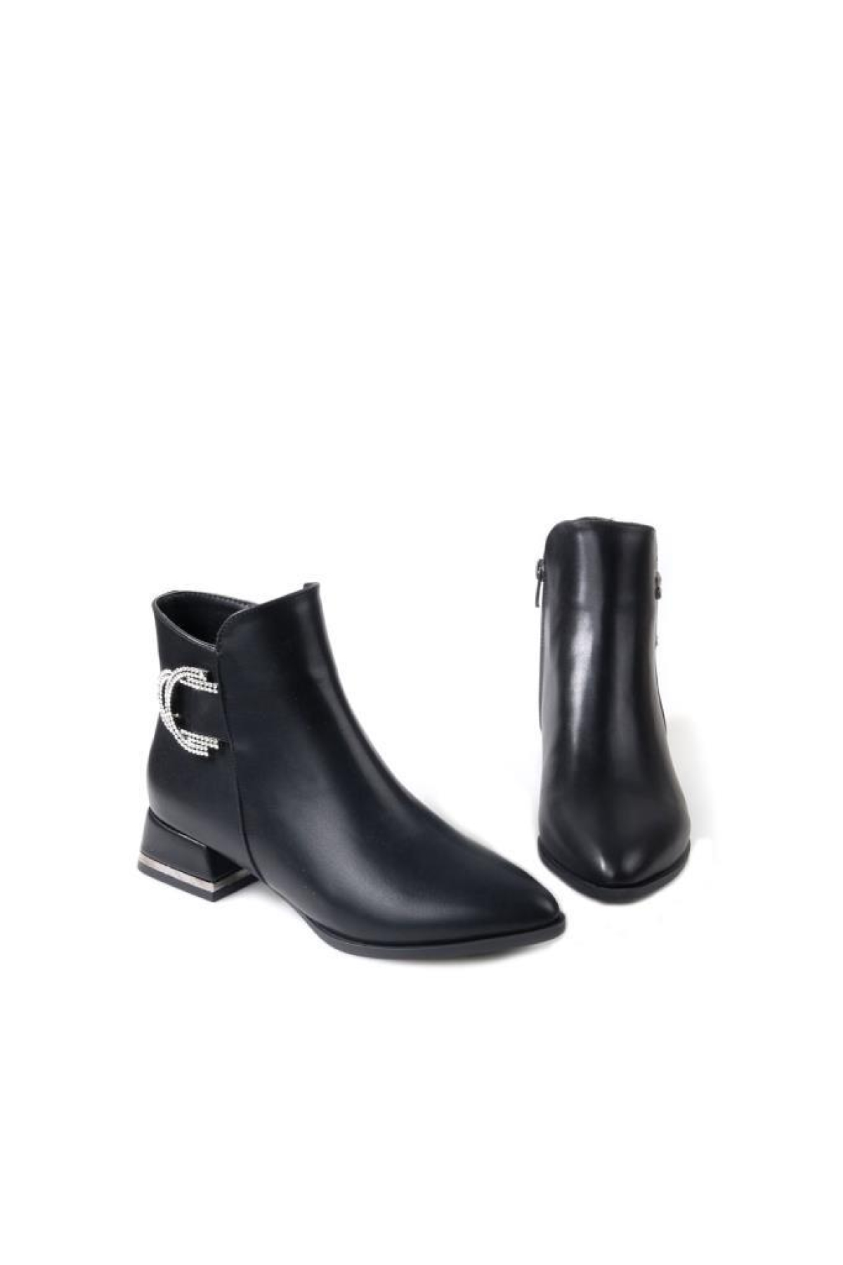 Dnz 03008 Kadın 3,5 Cm Topuklu Bot - Görsel 3