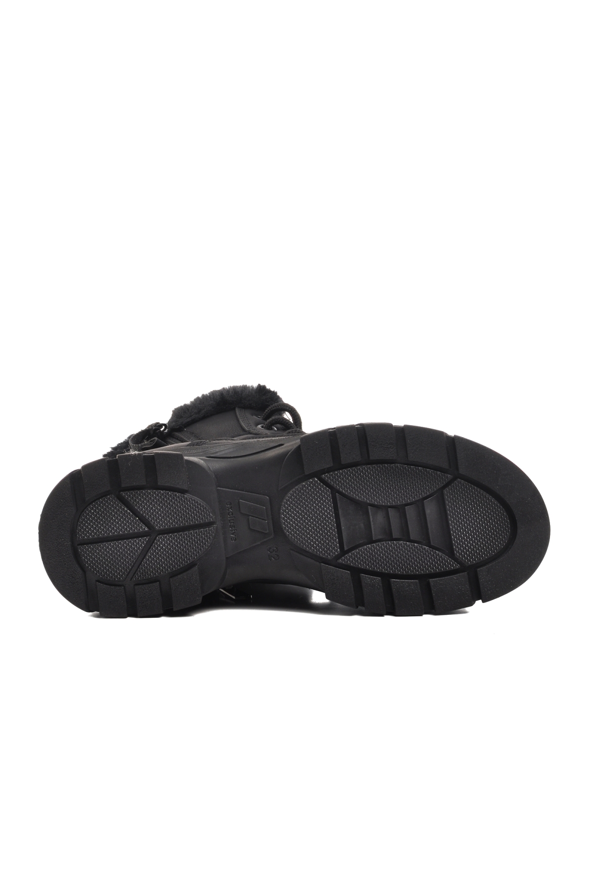 24072-F Siyah-Zümrüt İçi Polarlı Kız Çocuk Bot - Görsel 6