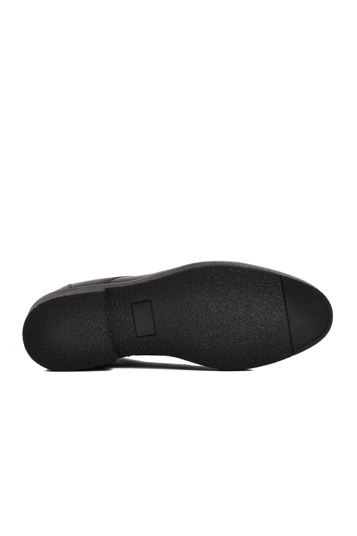 07089 Siyah Hakiki Deri Erkek Bot - Görsel 6