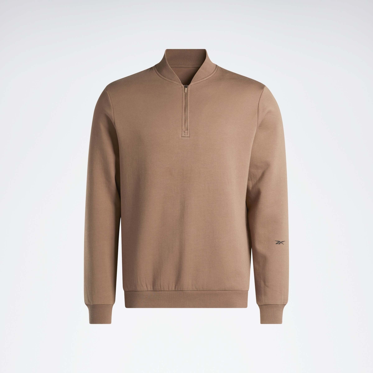 activ-coll-quarter-zip-kahverengi-erkek-sweatshirt