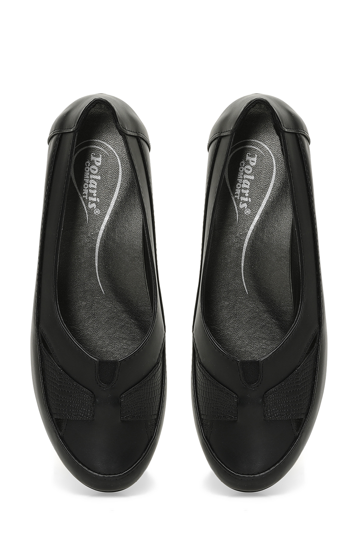 Polaris 166006.Z5FX Siyah Kadın Dolgu Topuk Ayakkabı - Görsel 5