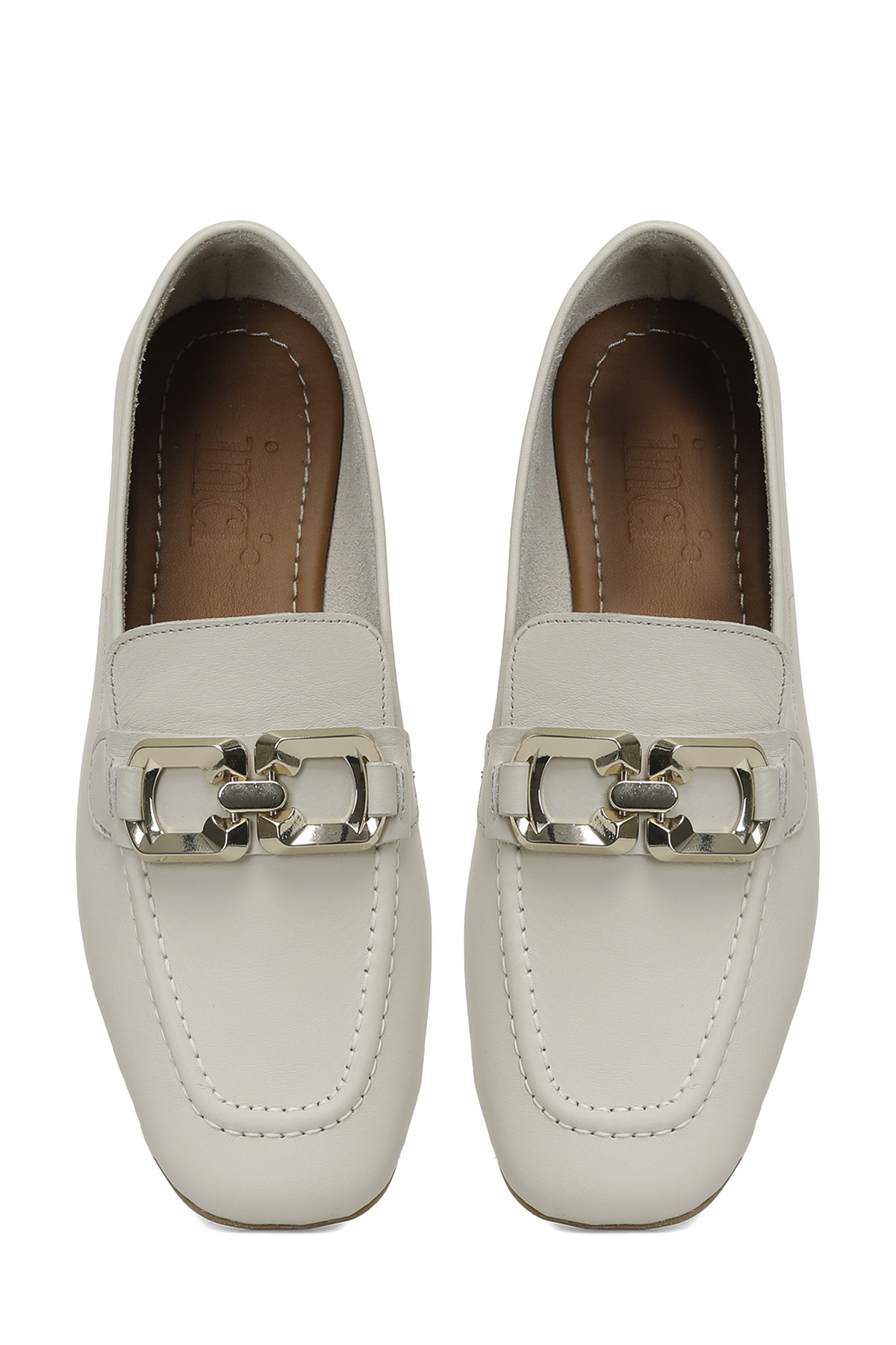 INCI DURHAM 5FX Bej Kadın Loafer - Görsel 5