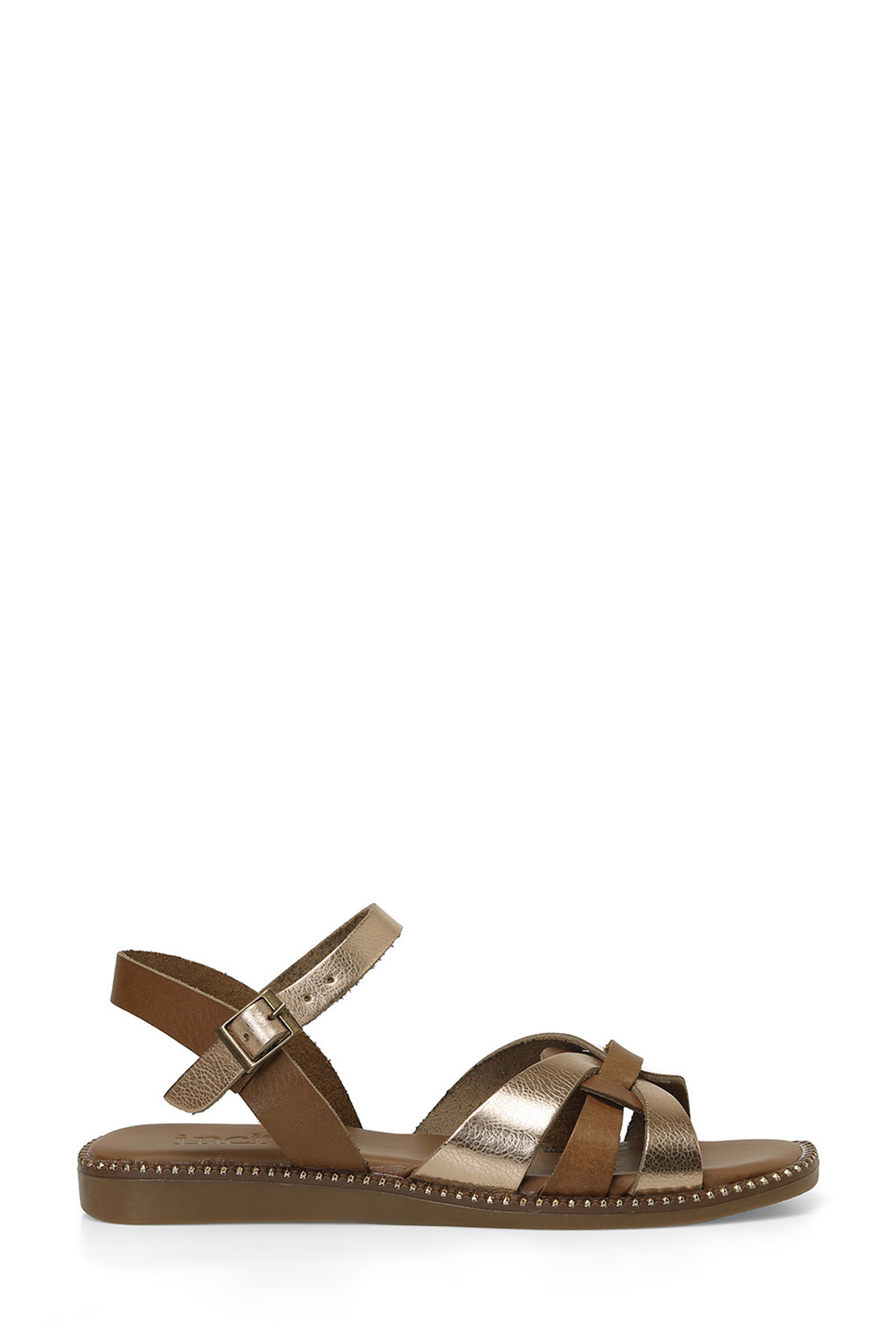 INCI ARIA 5FX Taba Kadın Düz Sandalet - Görsel 2